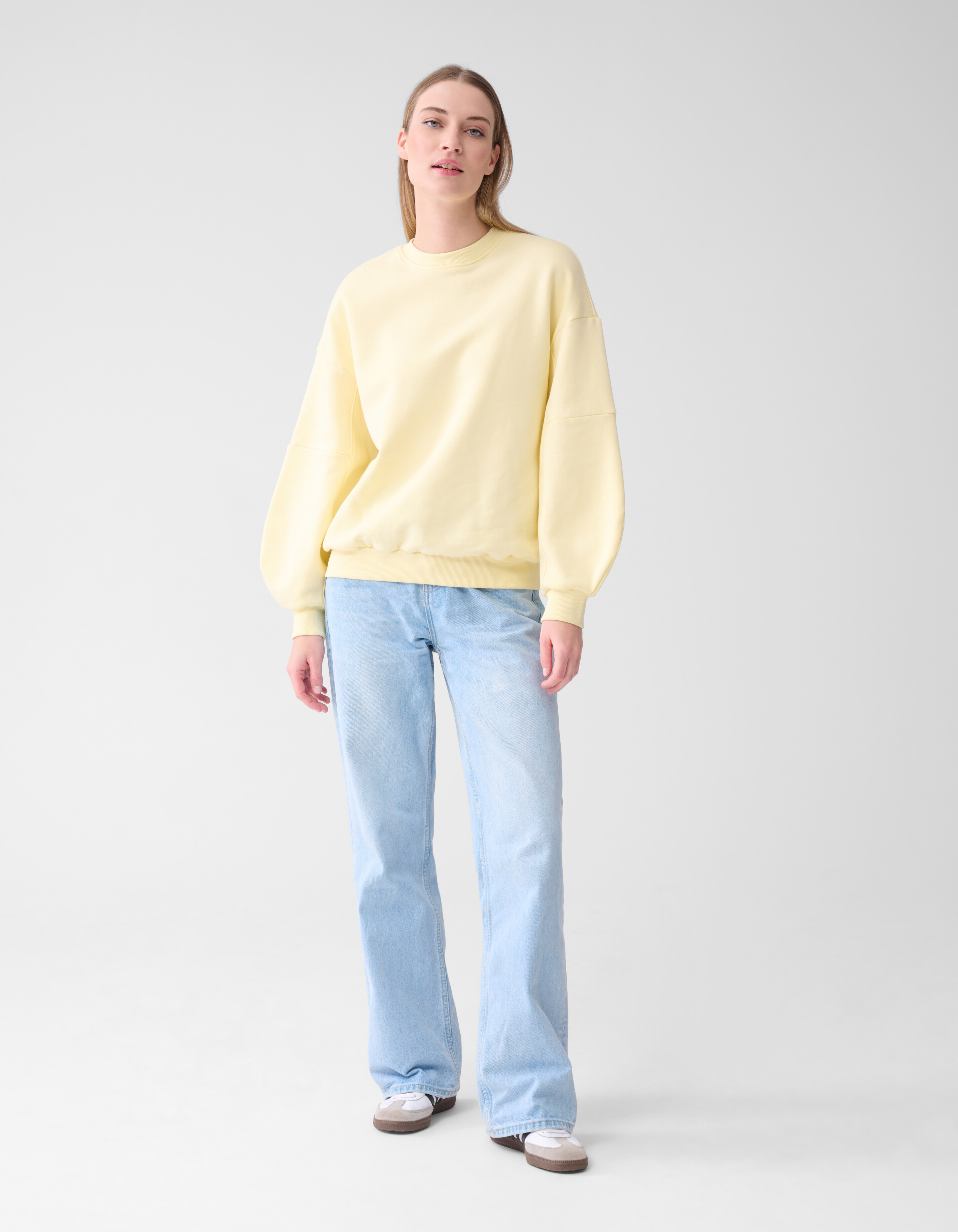 Big Sleeve Sweater Lichtgeel SHOEBY WOMEN