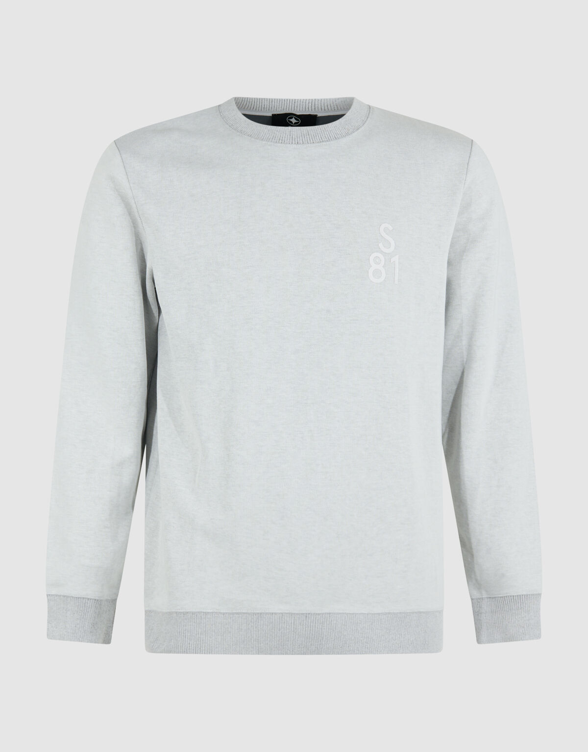 Embossed Logo Sweater Lichtgrijs SHOEBY MEN