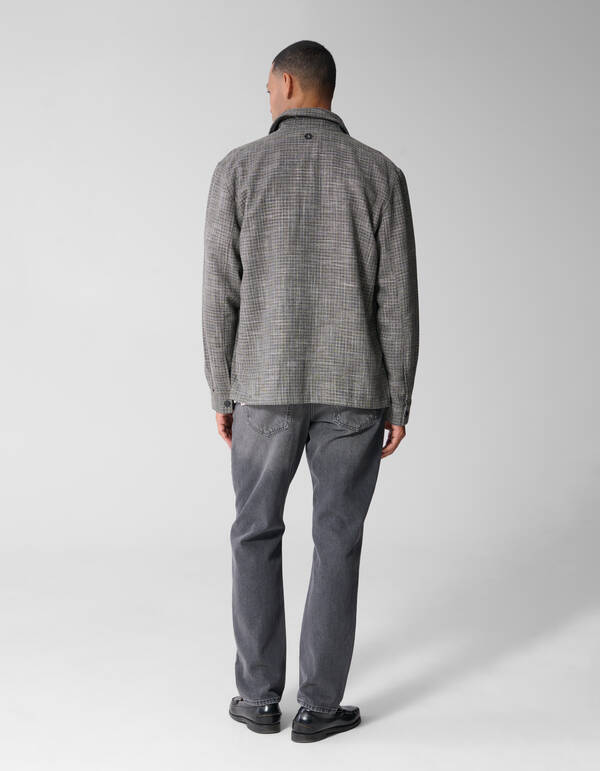 Geruit Overshirt Grijs SHOEBY MEN