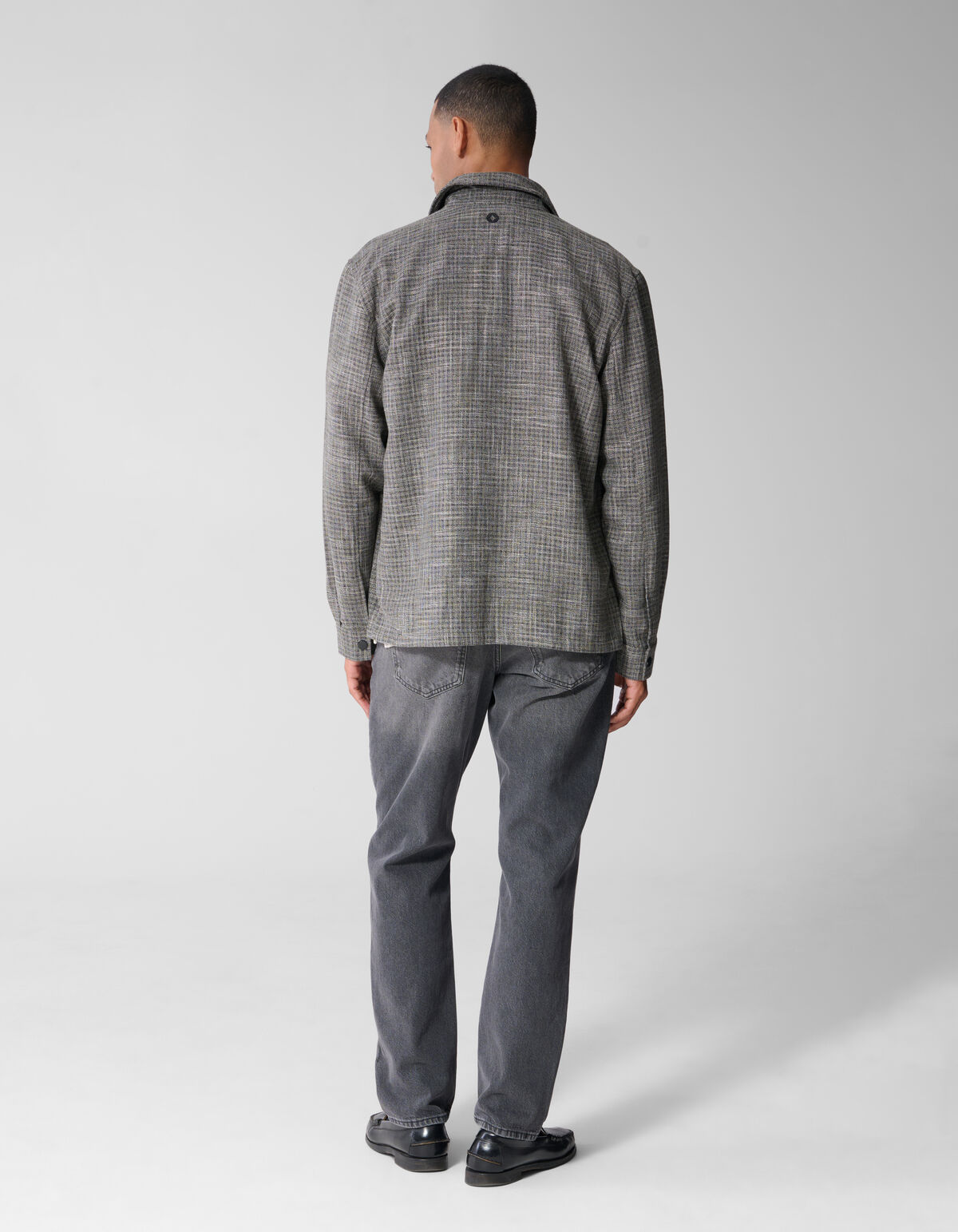 Geruit Overshirt Grijs SHOEBY MEN
