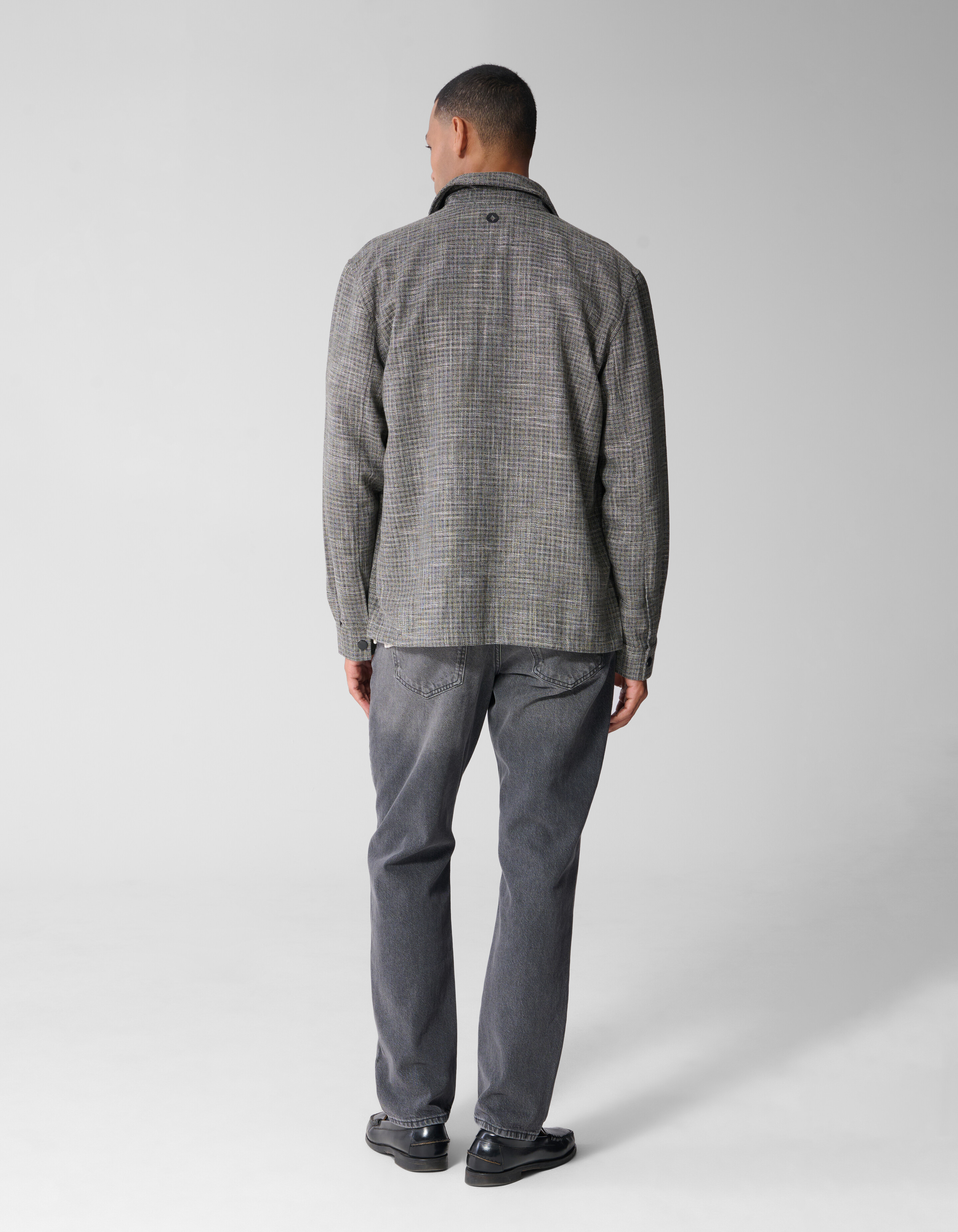 Geruit Overshirt Grijs SHOEBY MEN