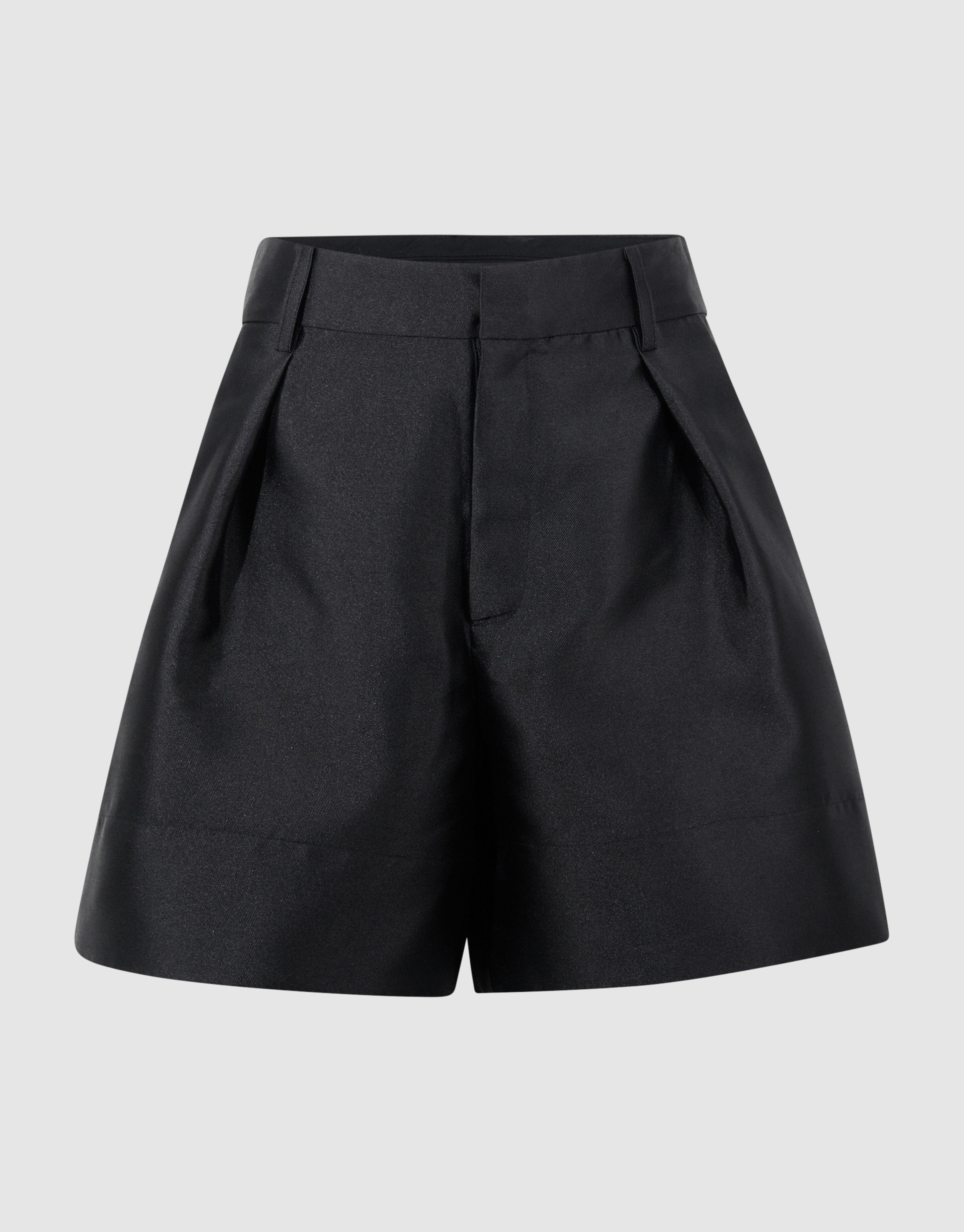 Satijn Twill Short Zwart SHOEBY WOMEN
