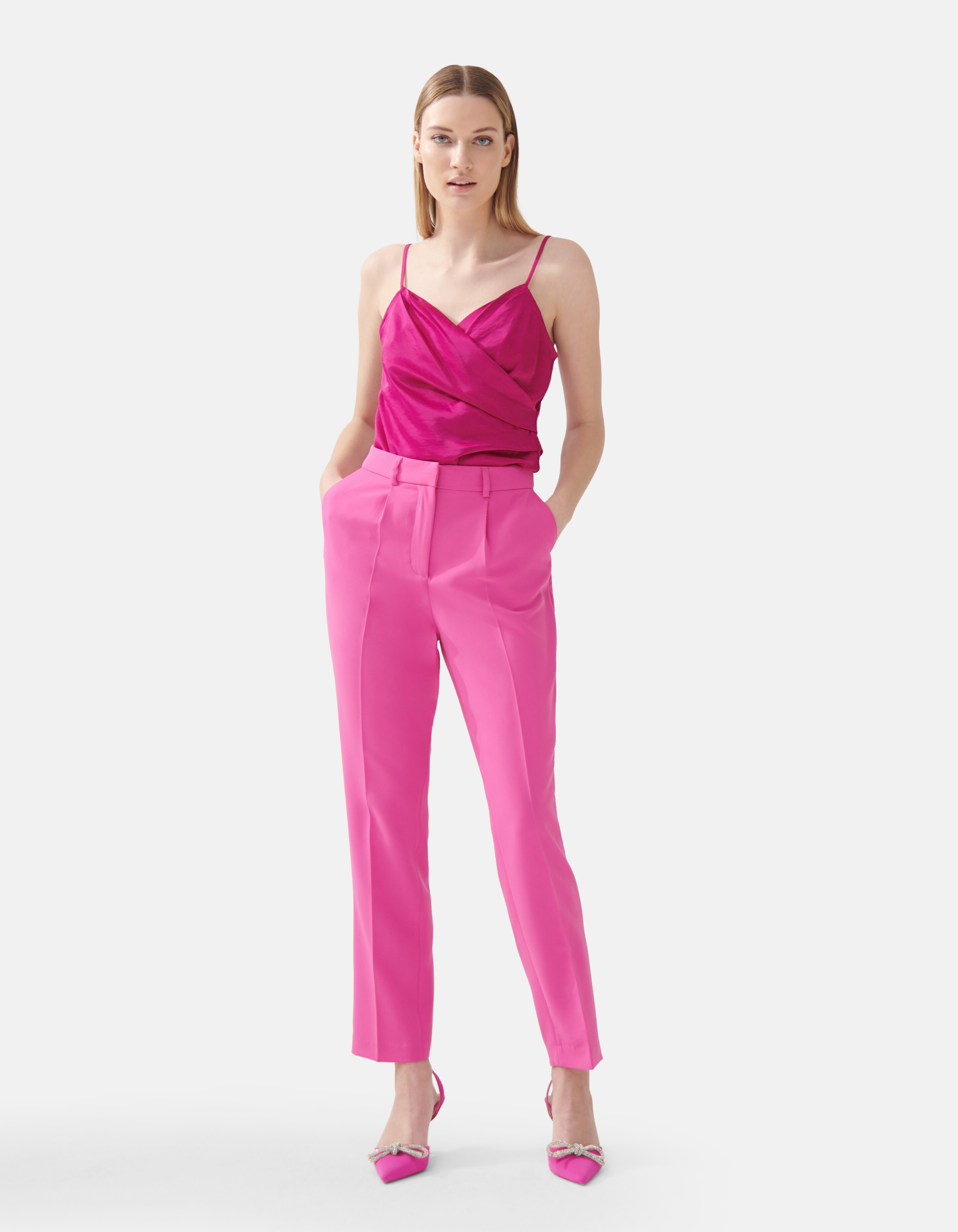 Straight Fit Pantalon Roze SHOEBY WOMEN