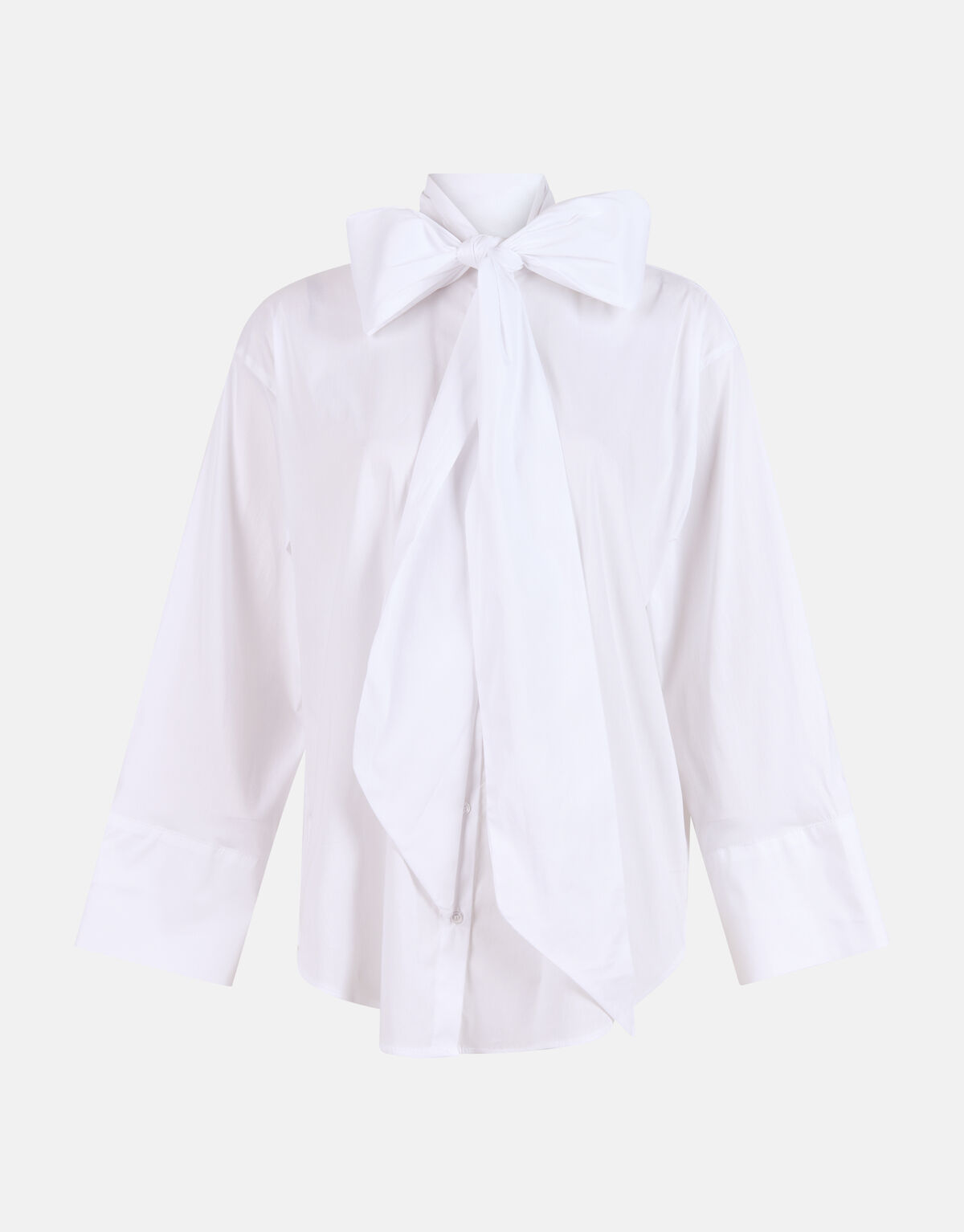 Bow Blouse Wit SHOEBY WOMEN