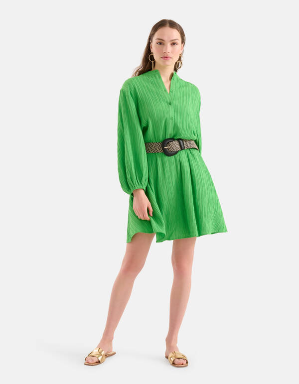 Structuur Jurk Groen SHOEBY WOMEN