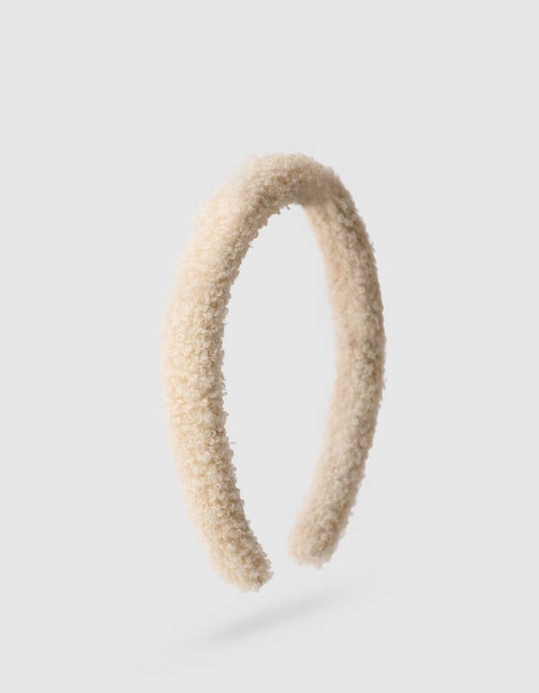 Teddy Haarband Gebroken Wit SHOEBY ACCESSOIRES
