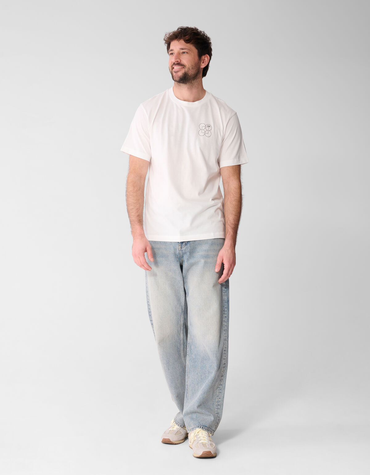 Spark Artwork T-shirt Wit SHOEBY MEN