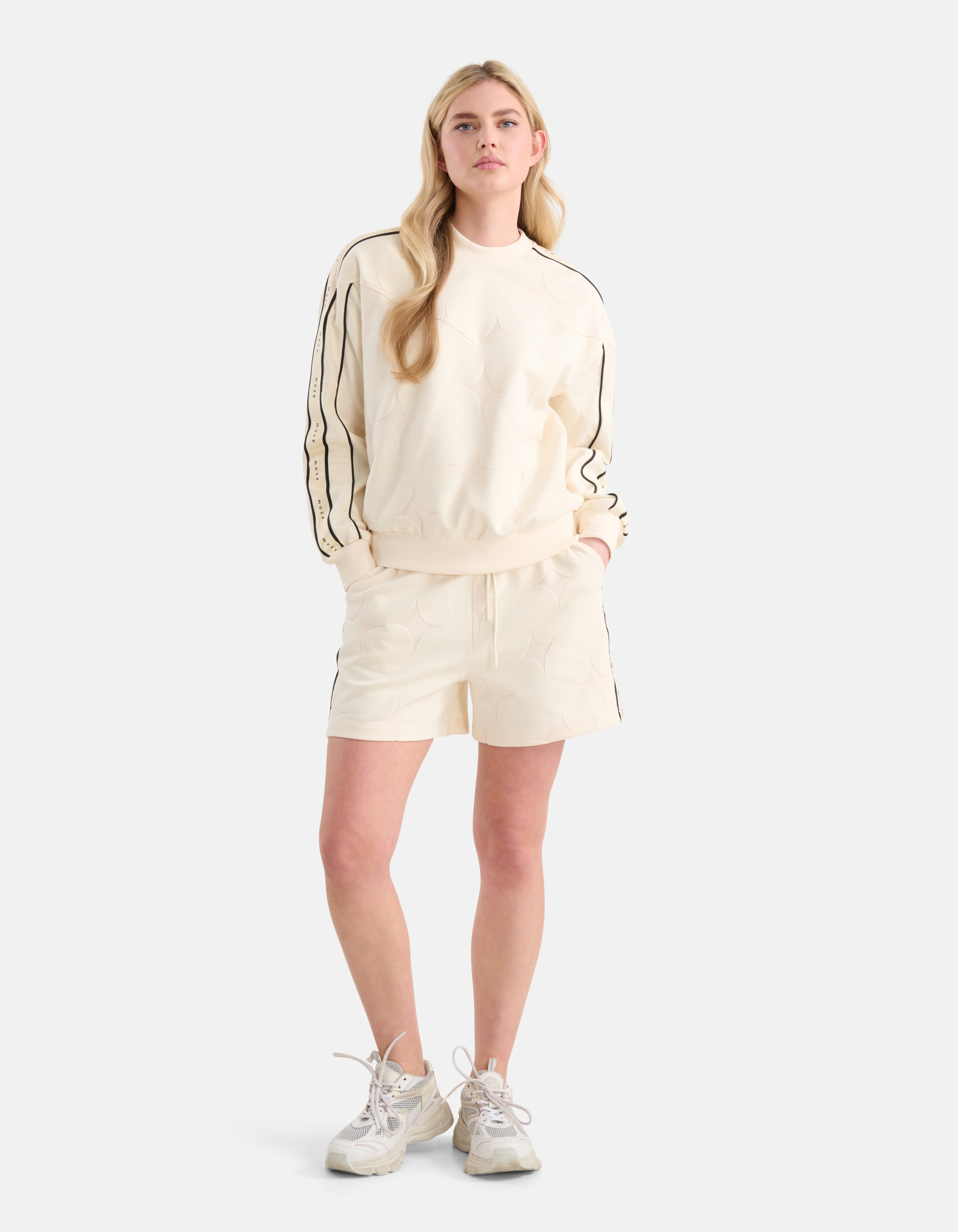 Twill Sweater Gebroken Wit SHOEBY WOMEN
