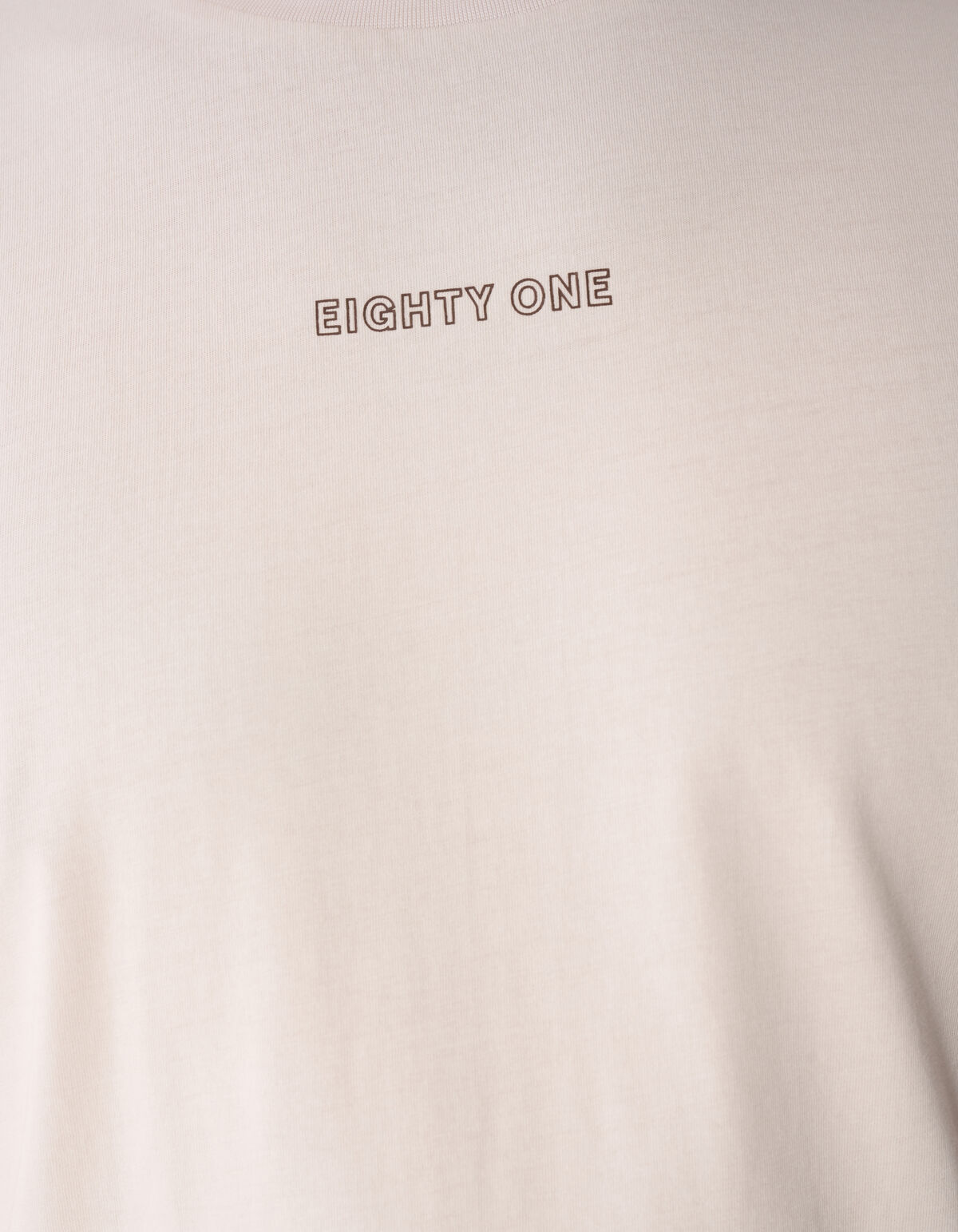 Eighty One T-shirt Lichtgrijs SHOEBY MEN