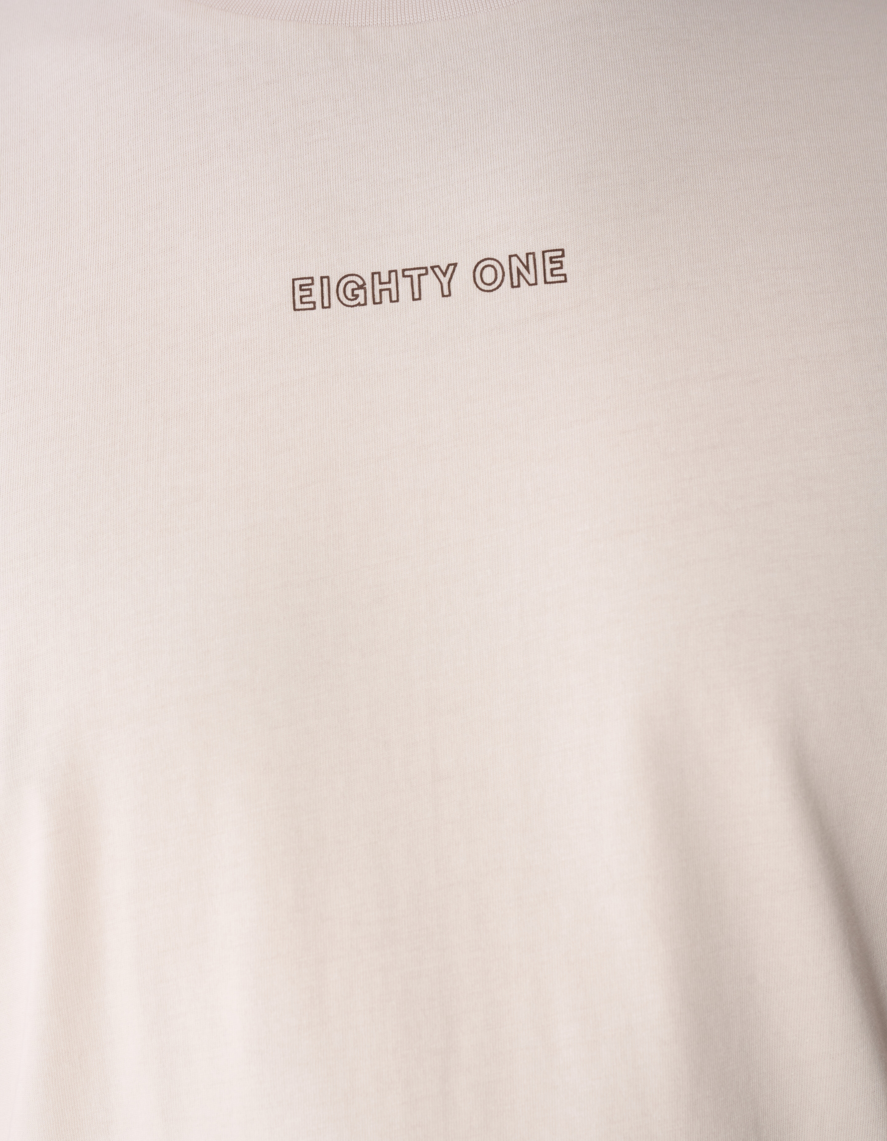 Eighty One T-shirt Lichtgrijs SHOEBY MEN