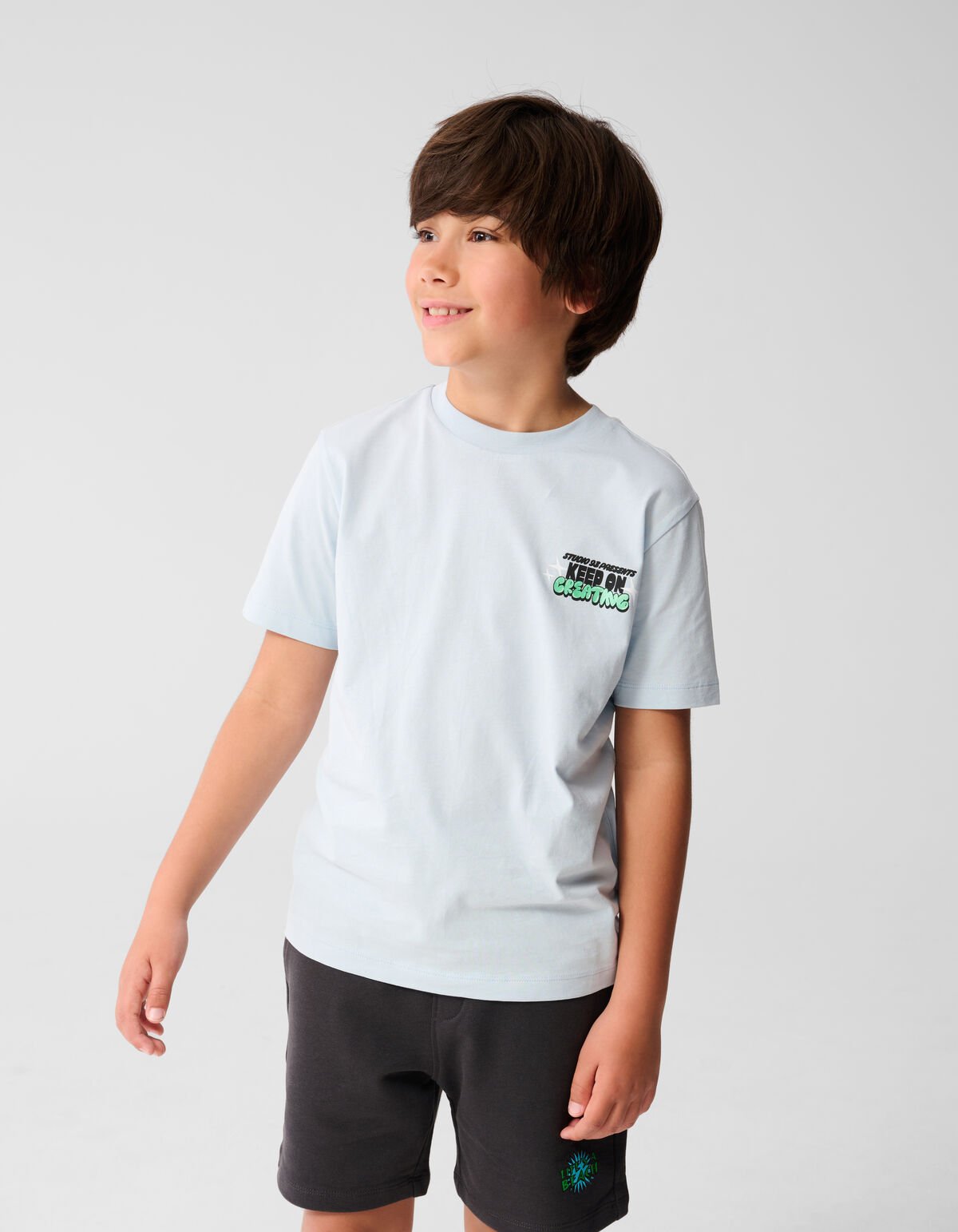 Creating Artwork T-shirt Lichtblauw SHOEBY BOYS