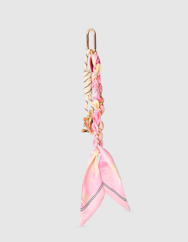 Chain Sjaal Bagcharm Roze ACCESSOIRES SHOEBY
