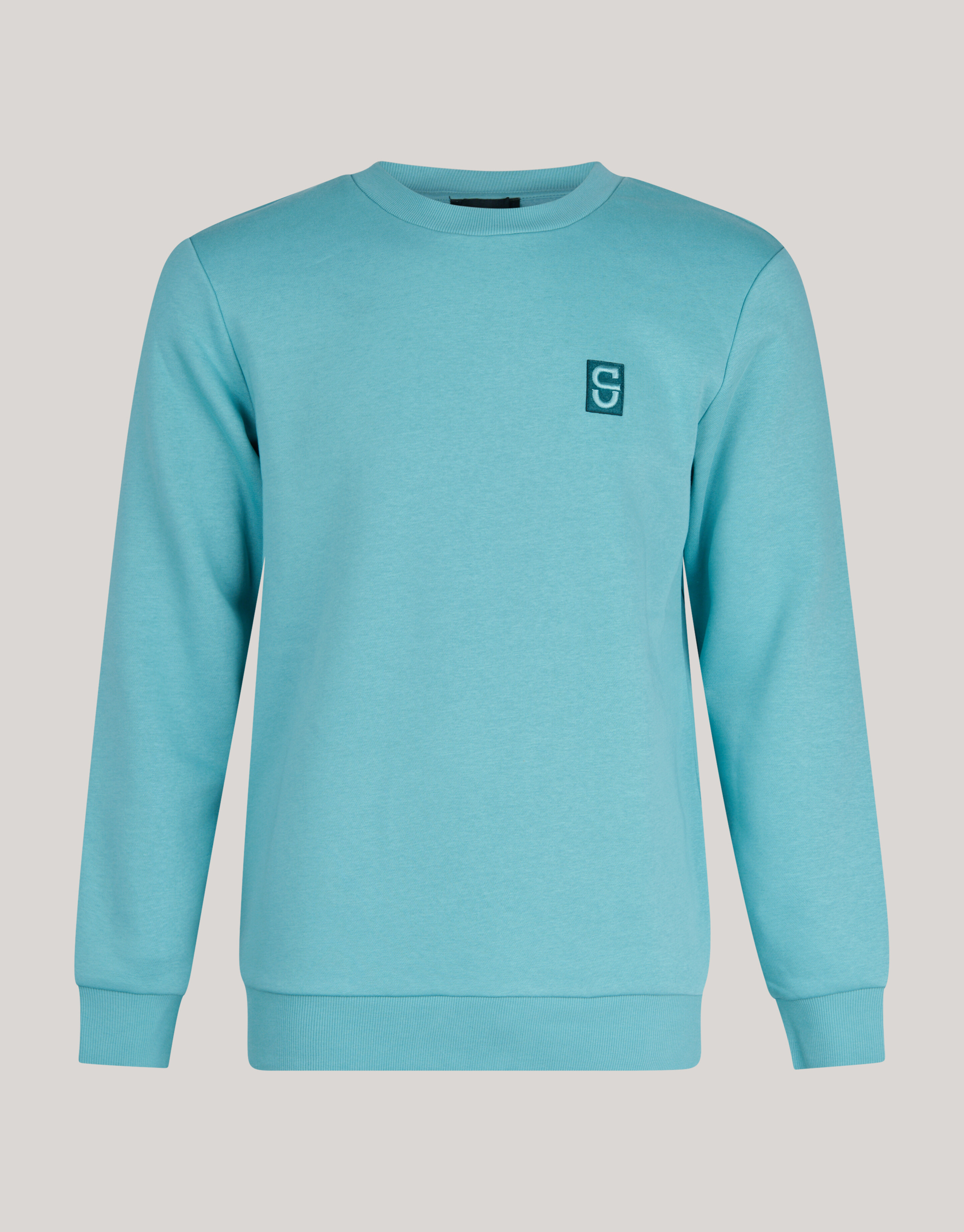 Badge Sweater Lichtgroen SHOEBY MEN