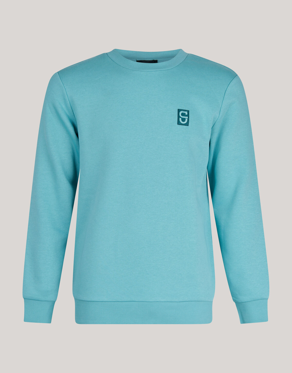 Badge Sweater Lichtgroen SHOEBY MEN