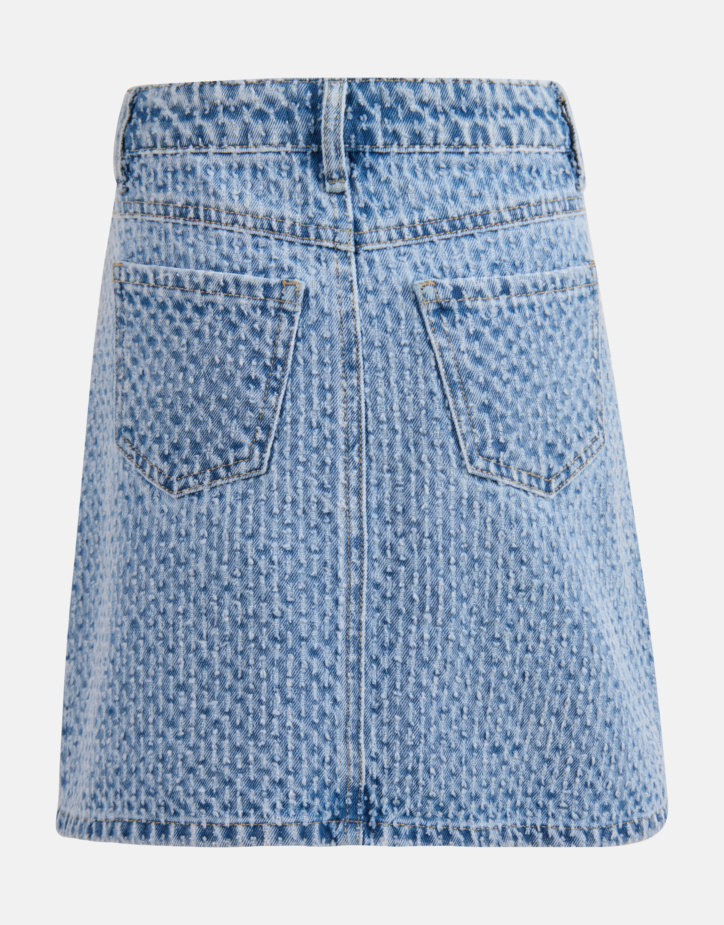 Structuur Denim Rok Bleached SHOEBY GIRLS