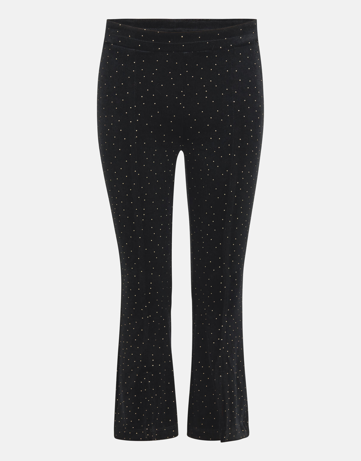 Velvet Flared Broek Zwart SHOEBY GIRLS