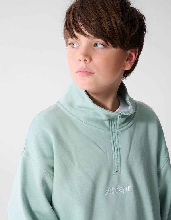 Art Dept Sweater Lichtgroen SHOEBY BOYS