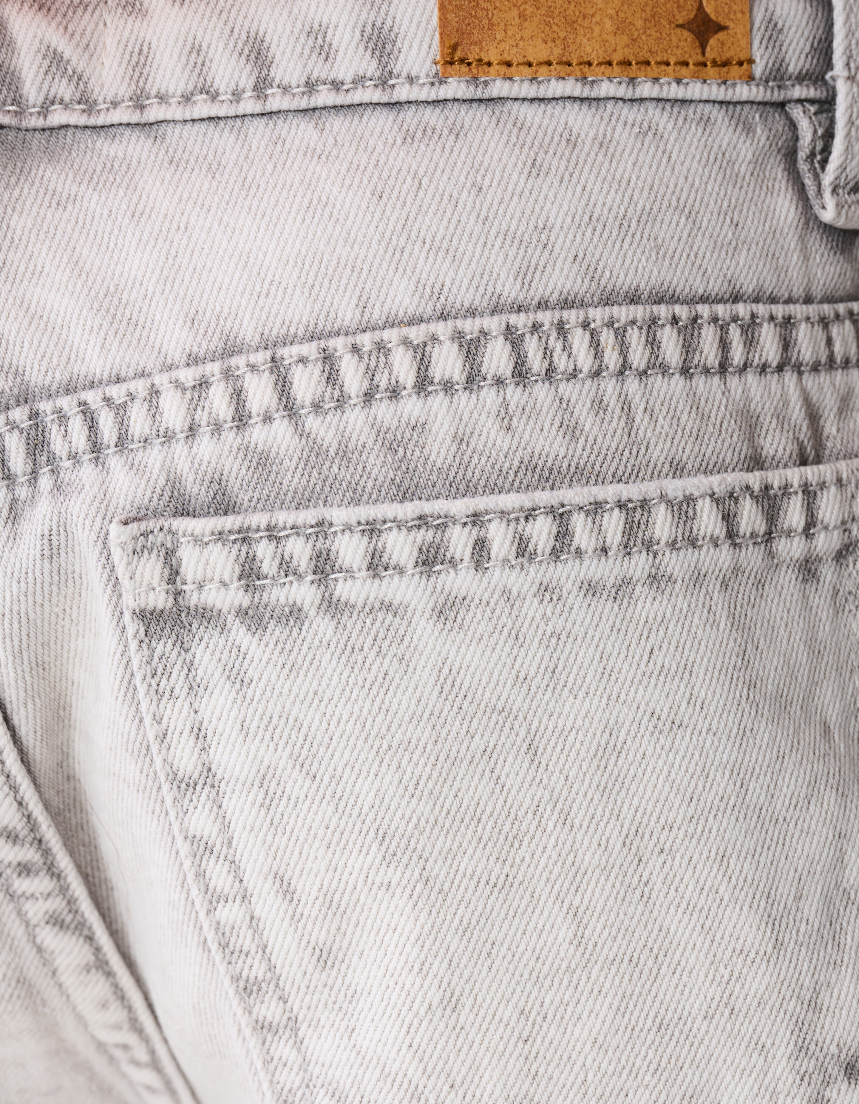 Basis Denim Short Lichtgrijs SHOEBY GIRLS