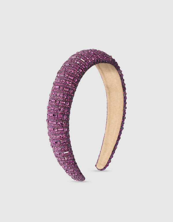 Strass Stone Haarband Paars SHOEBY ACCESSOIRES