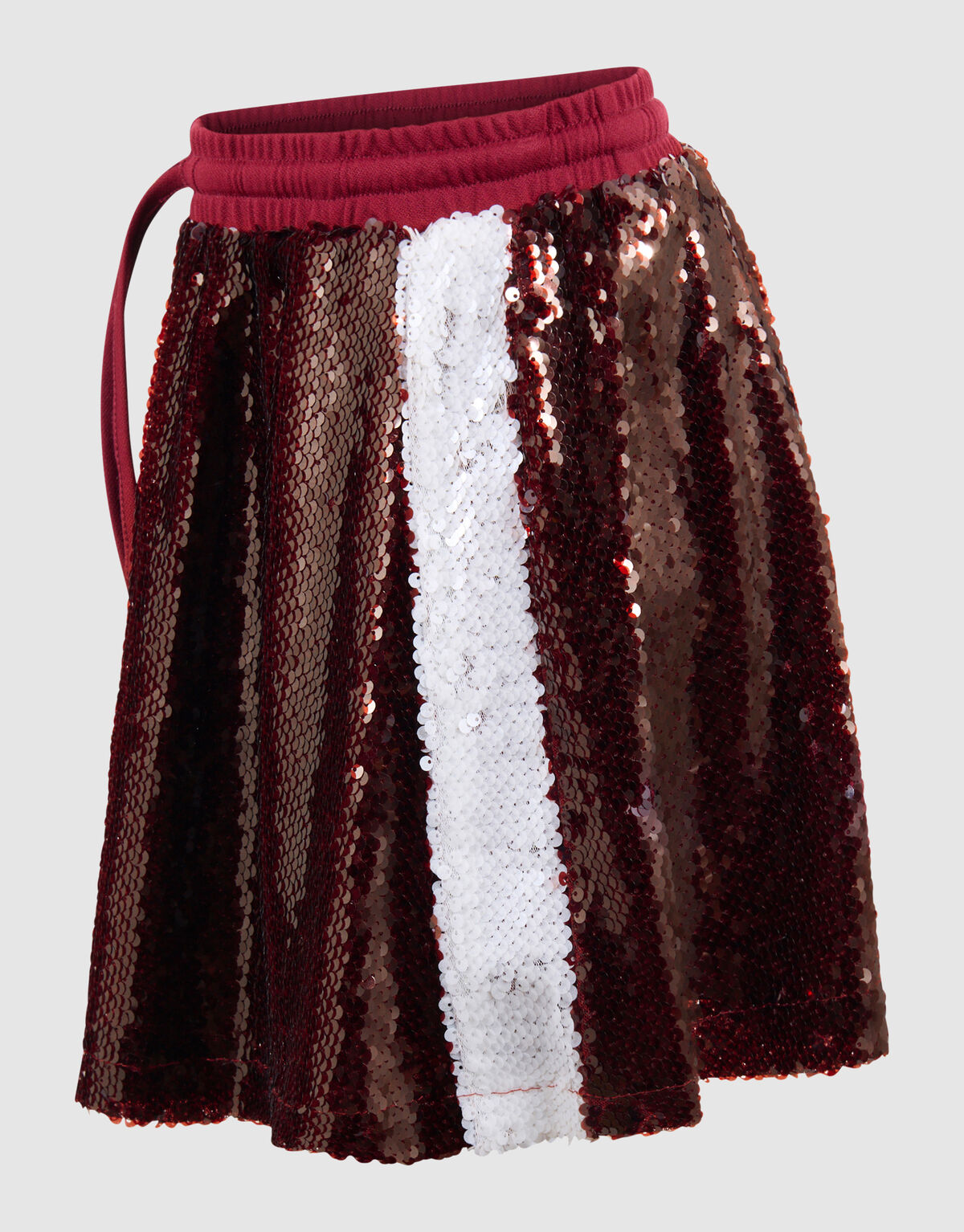 Pailletten Mini Rok Donkerrood SHOEBY GIRLS