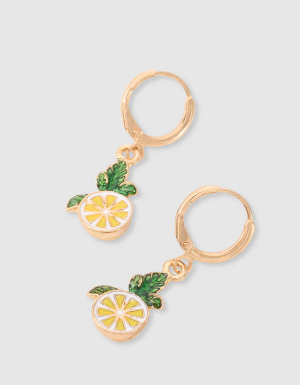 Lemon Oorbellen Goud SHOEBY ACCESSOIRES