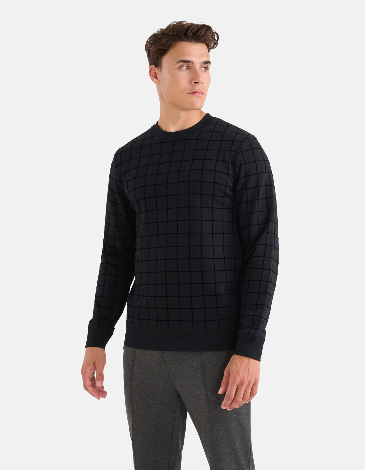 Velvet Sweater Zwart SHOEBY MEN