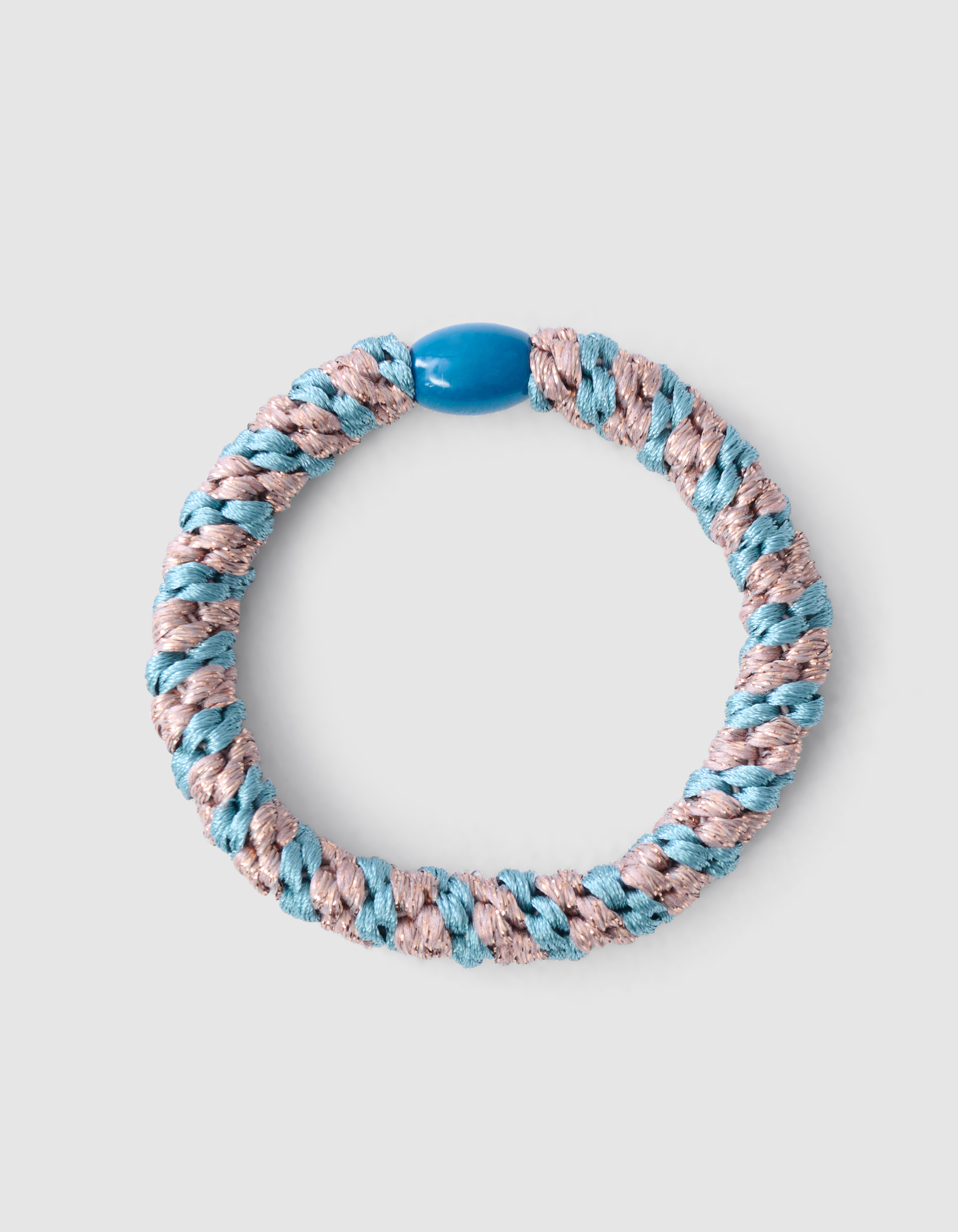 Lurex Haarelastiek Donker Turquoise SHOEBY ACCESSOIRES