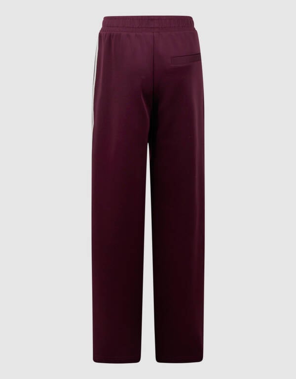 Sporty Wide Leg Broek Donkerrood SHOEBY BOYS