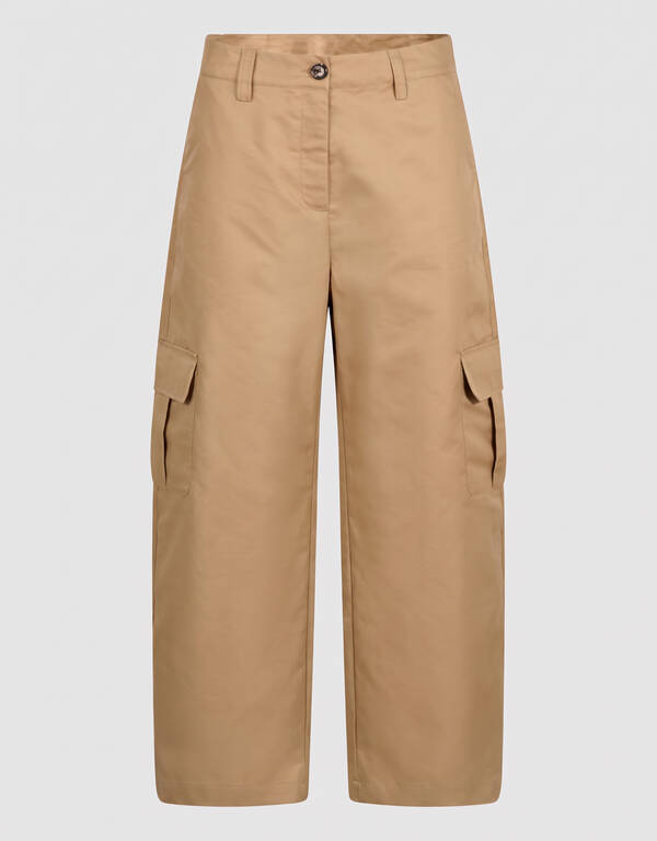 Cargo Loose Fit Broek Lichtbruin By Anna SHOEBY WOMEN
