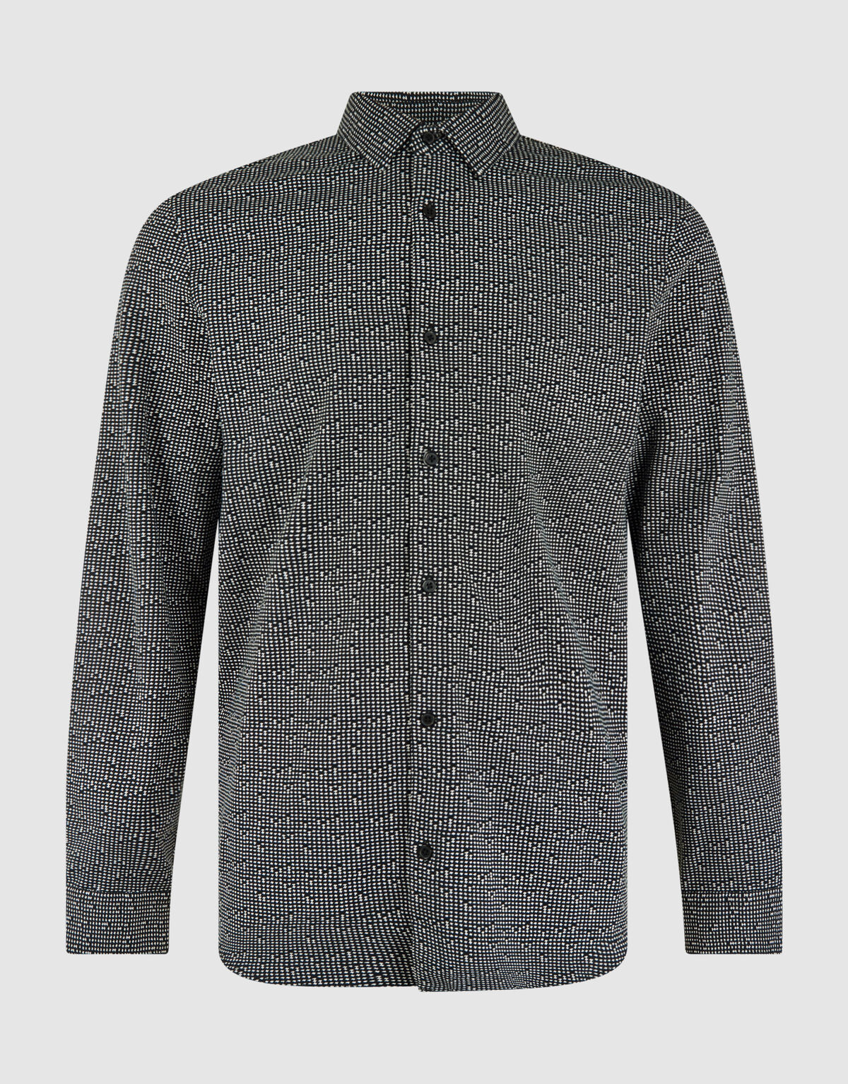 Printed Overhemd Zwart SHOEBY MEN