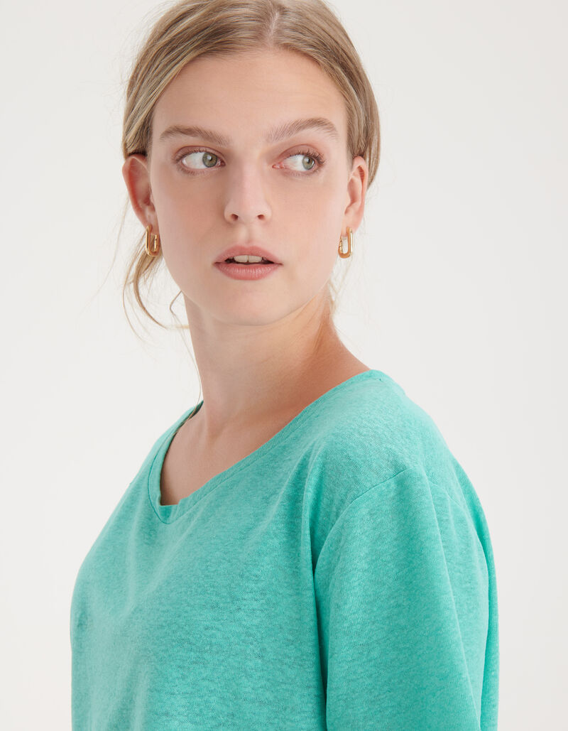 Linnen Mix T-shirt