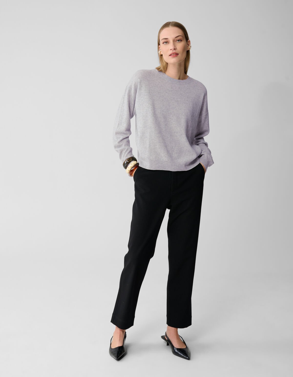 Gebreide Trui Lichtgrijs By Lonneke SHOEBY WOMEN