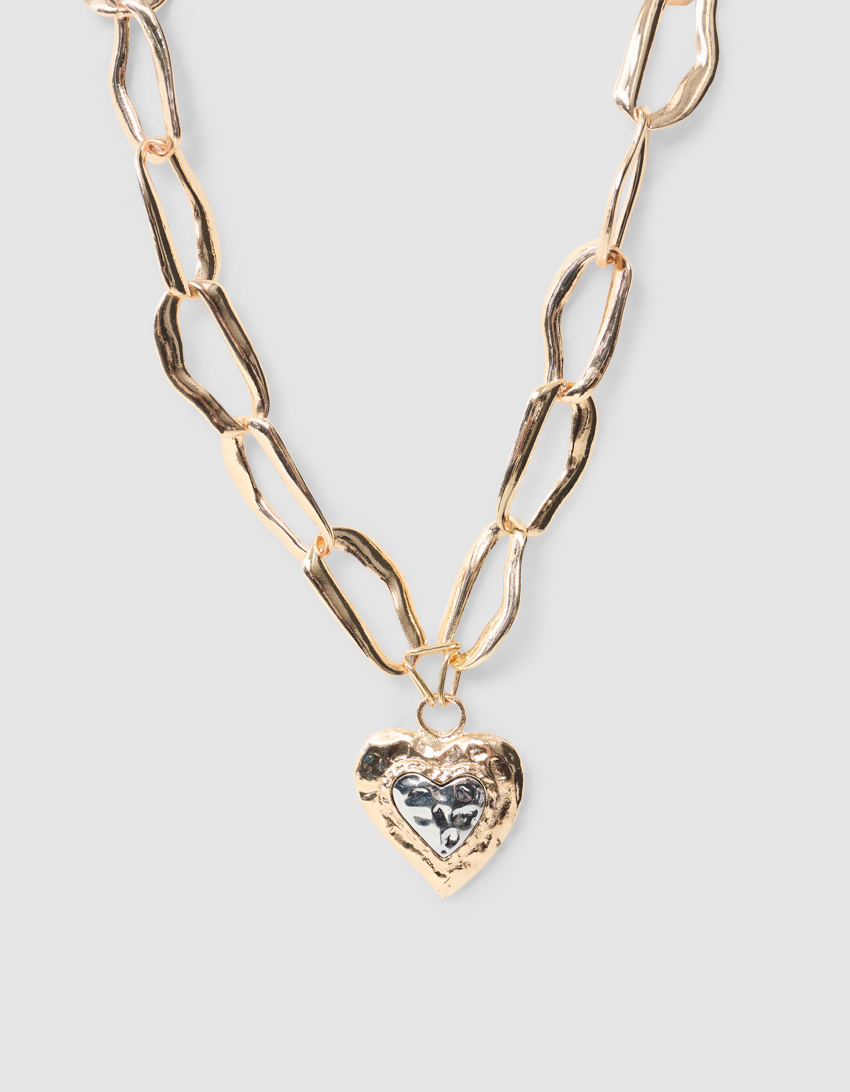 Hammerd Heart Ketting Goud SHOEBY ACCESSOIRES