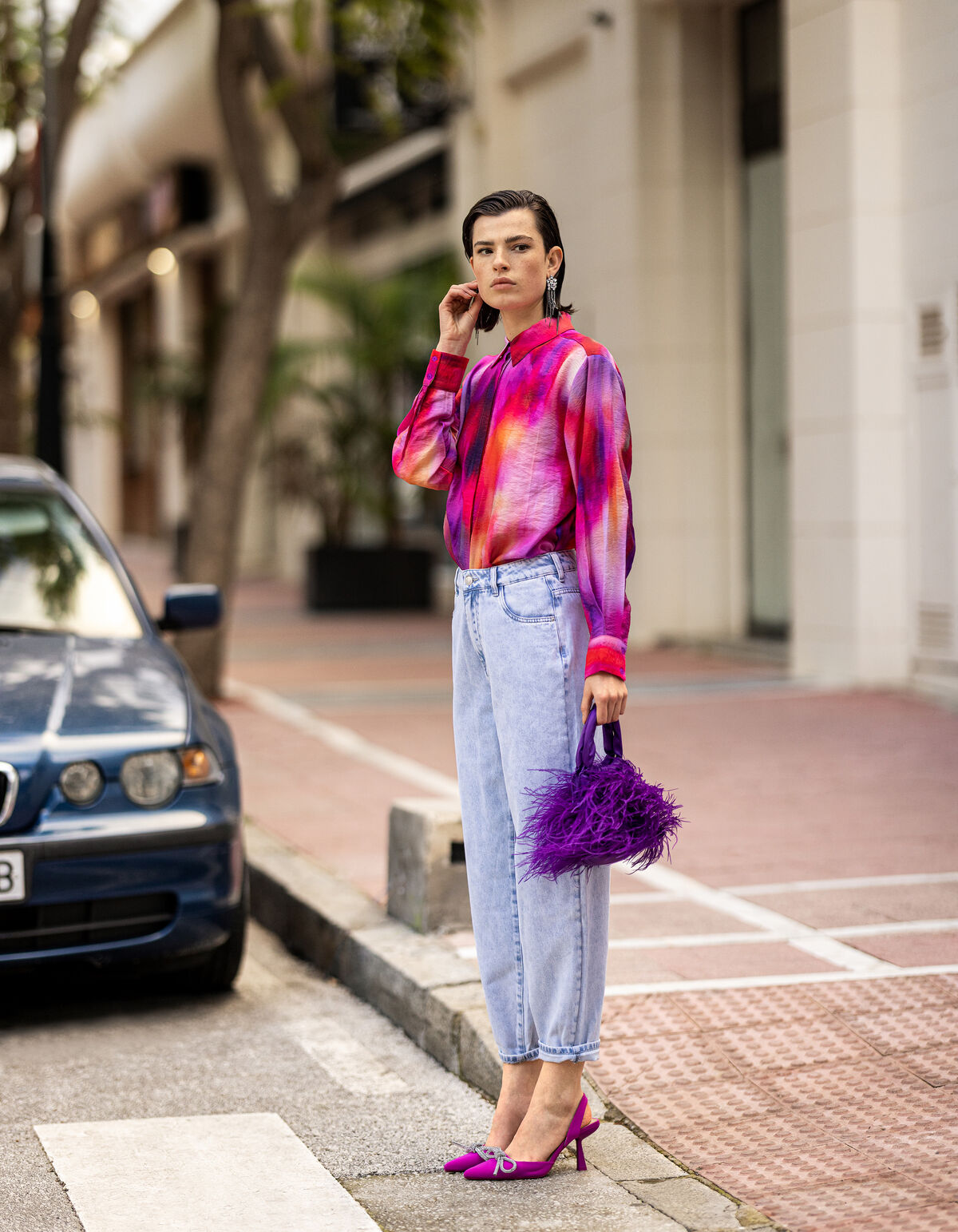 Gekleurde Tie Dye Blouse SHOEBY WOMEN