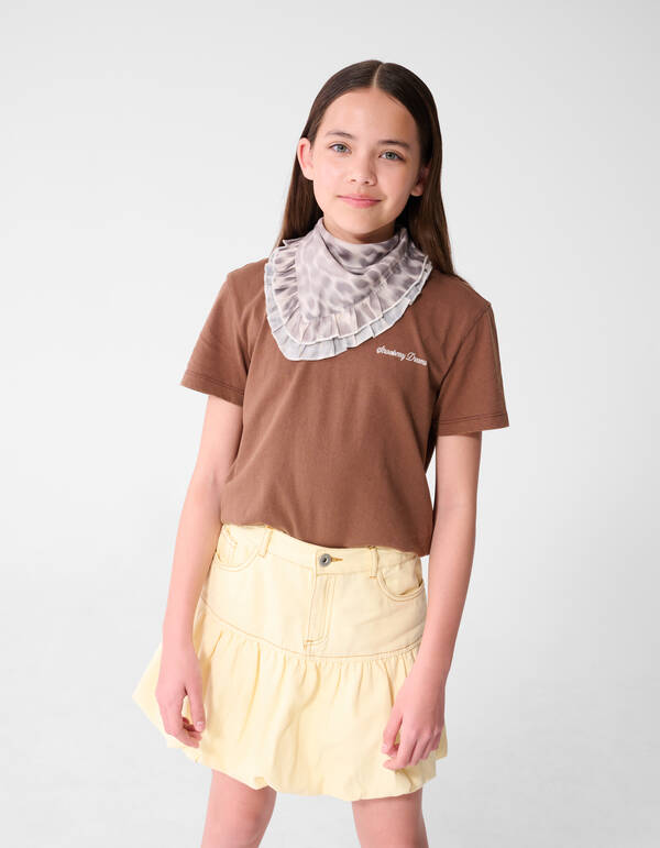 Strawberry Dream Artwork T-shirt Bruin SHOEBY GIRLS