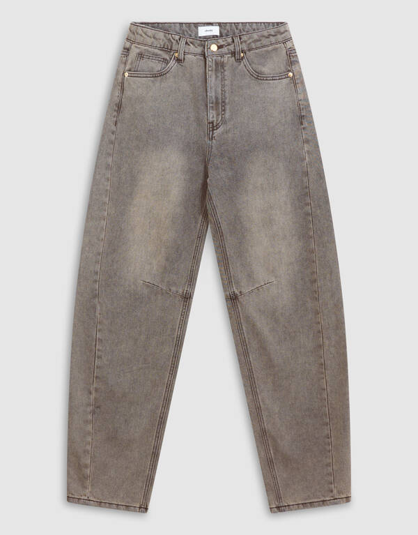Sculpted Barrel Fit Jeans Grijs SHOEBY WOMEN