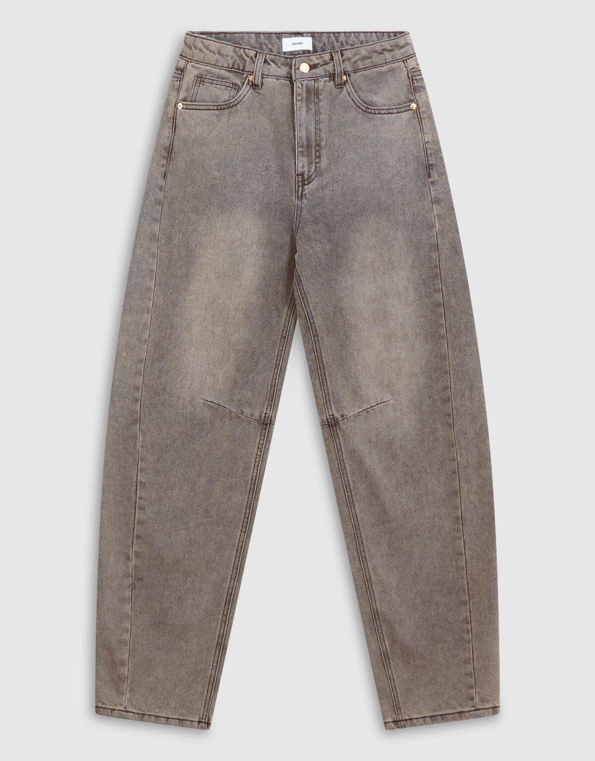 Sculpted Barrel Fit Jeans Grijs SHOEBY WOMEN