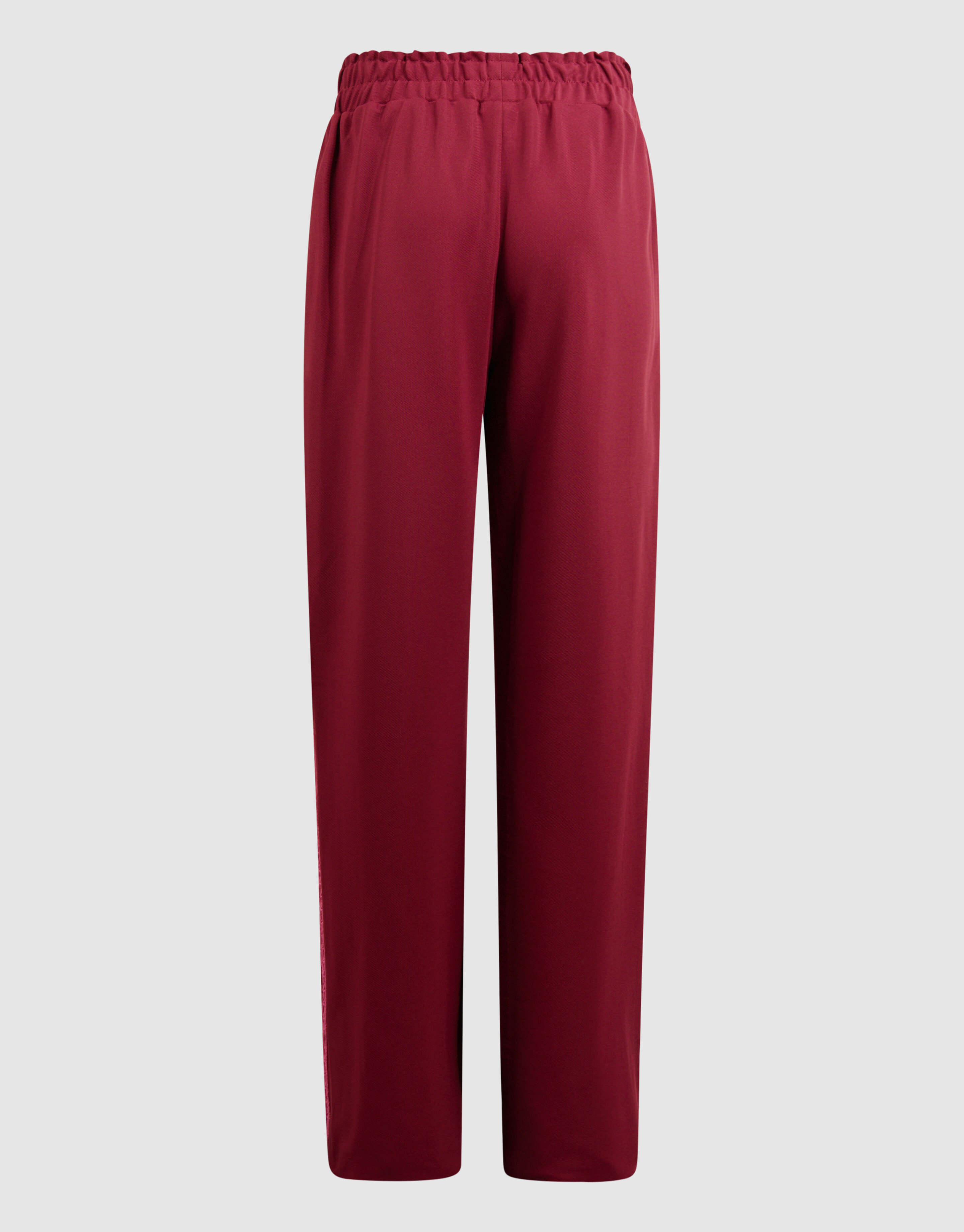 Sporty Wide Leg Broek Donkerroze SHOEBY GIRLS