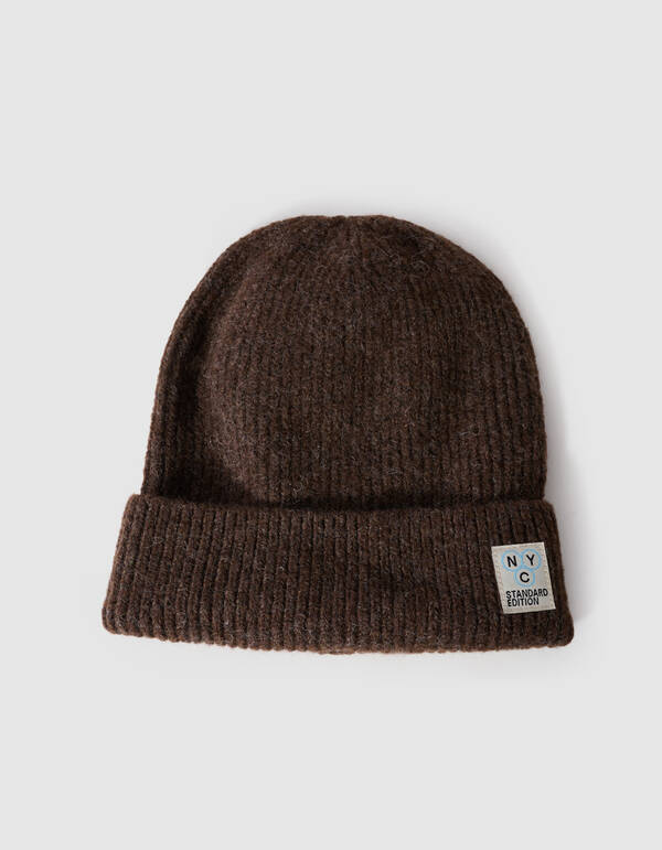 Gebreide Beanie Bruin SHOEBY ACCESSOIRES