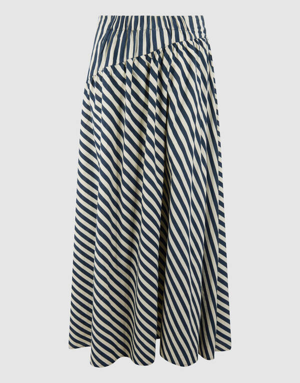 Gestreepte Maxi Rok Beige By Lonneke SHOEBY WOMEN