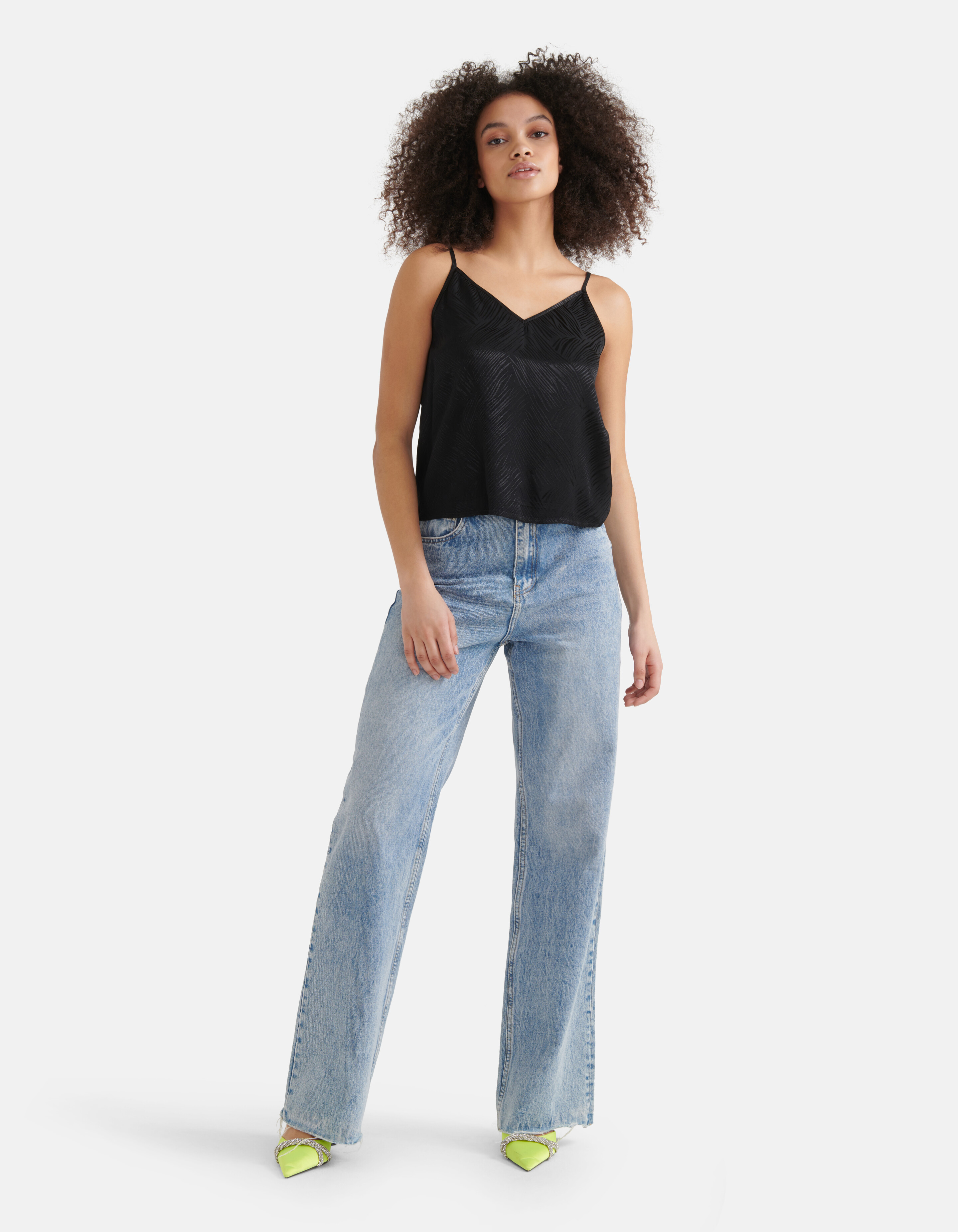 Jacquard Top Zwart SHOEBY WOMEN