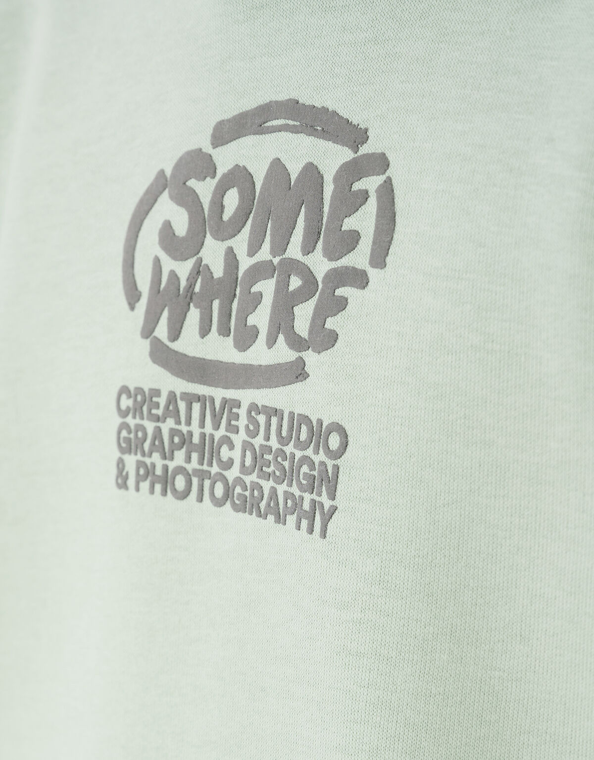 Somewhere Artwork Hoodie Lichtgroen SHOEBY BOYS