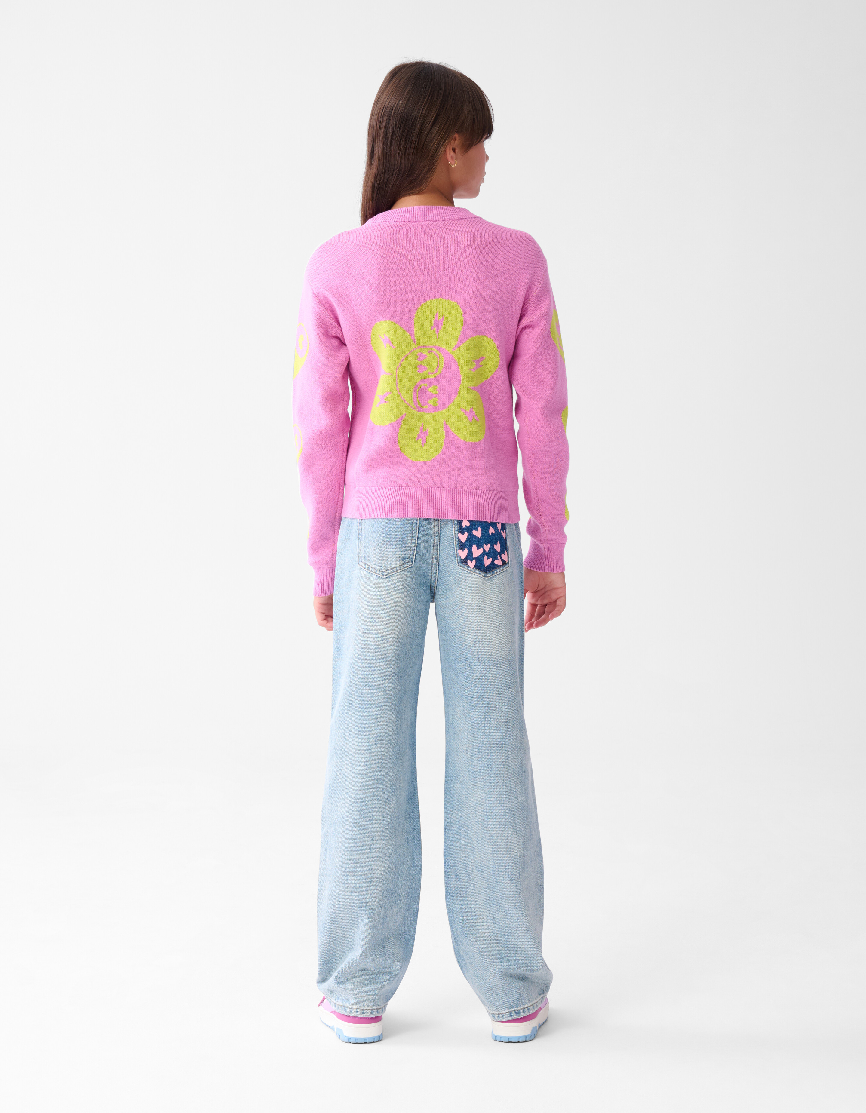 Printed Trui Roze SHOEBY GIRLS