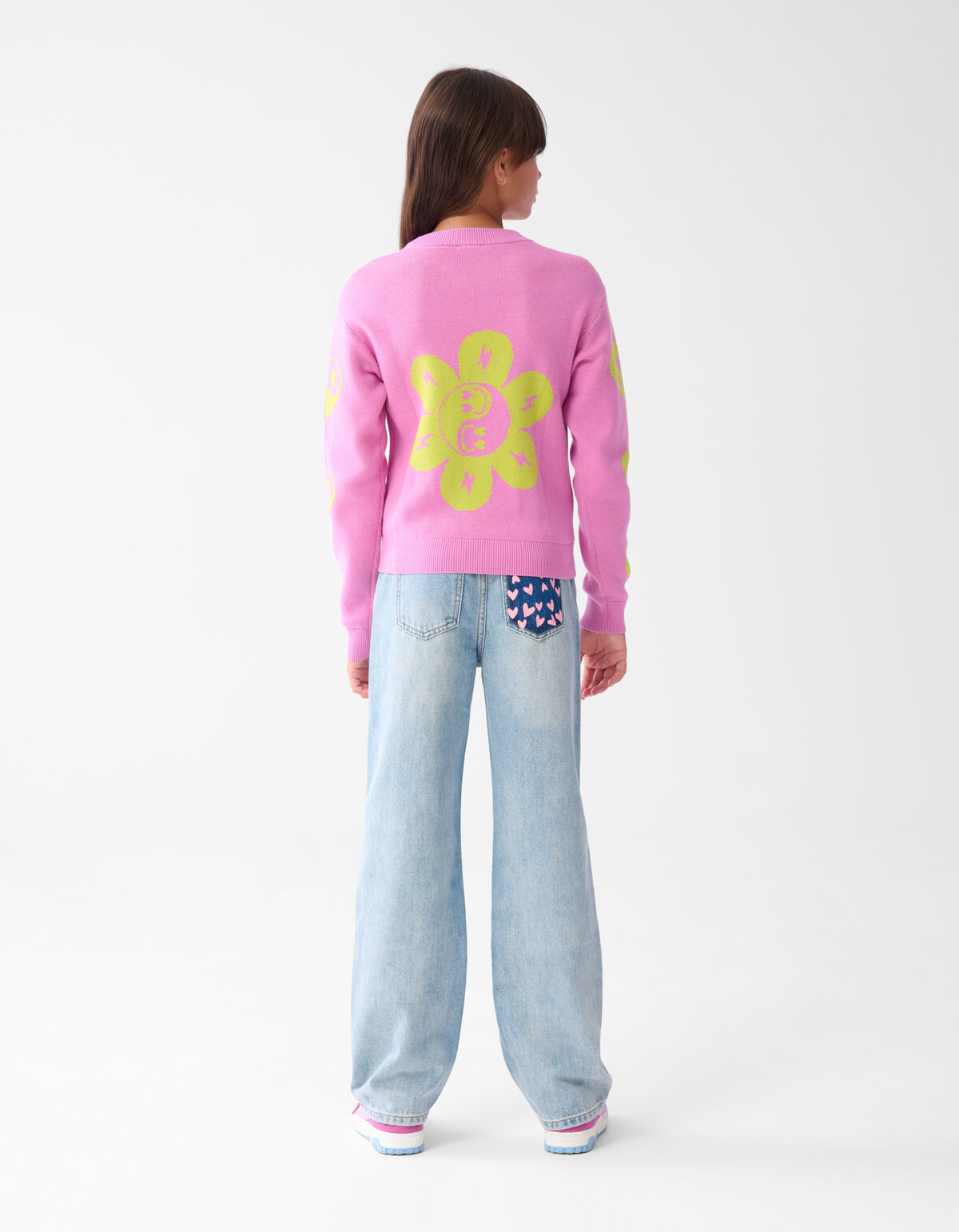 Printed Trui Roze SHOEBY GIRLS