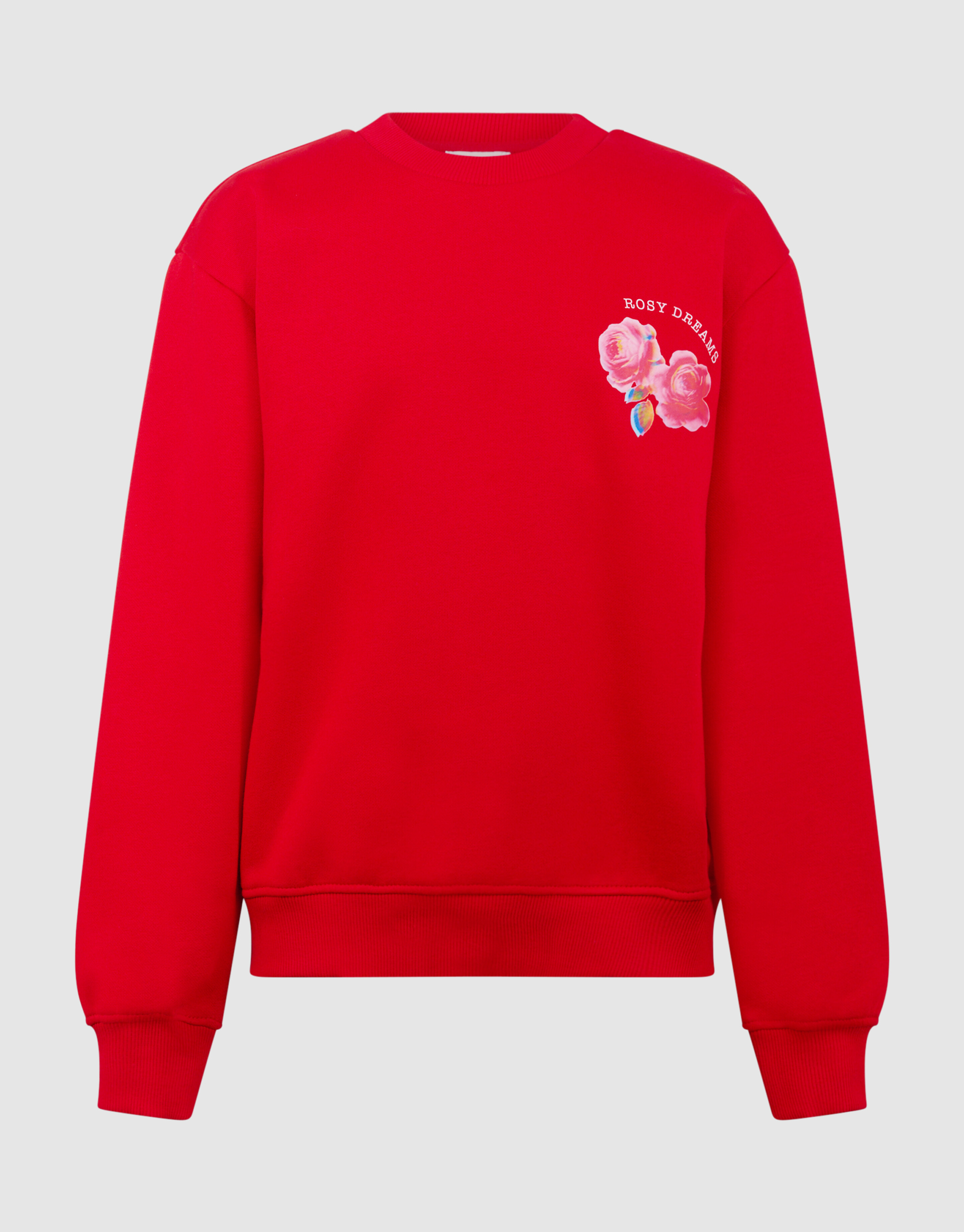 Sweet Roses Artwork Sweater Rood SHOEBY GIRLS