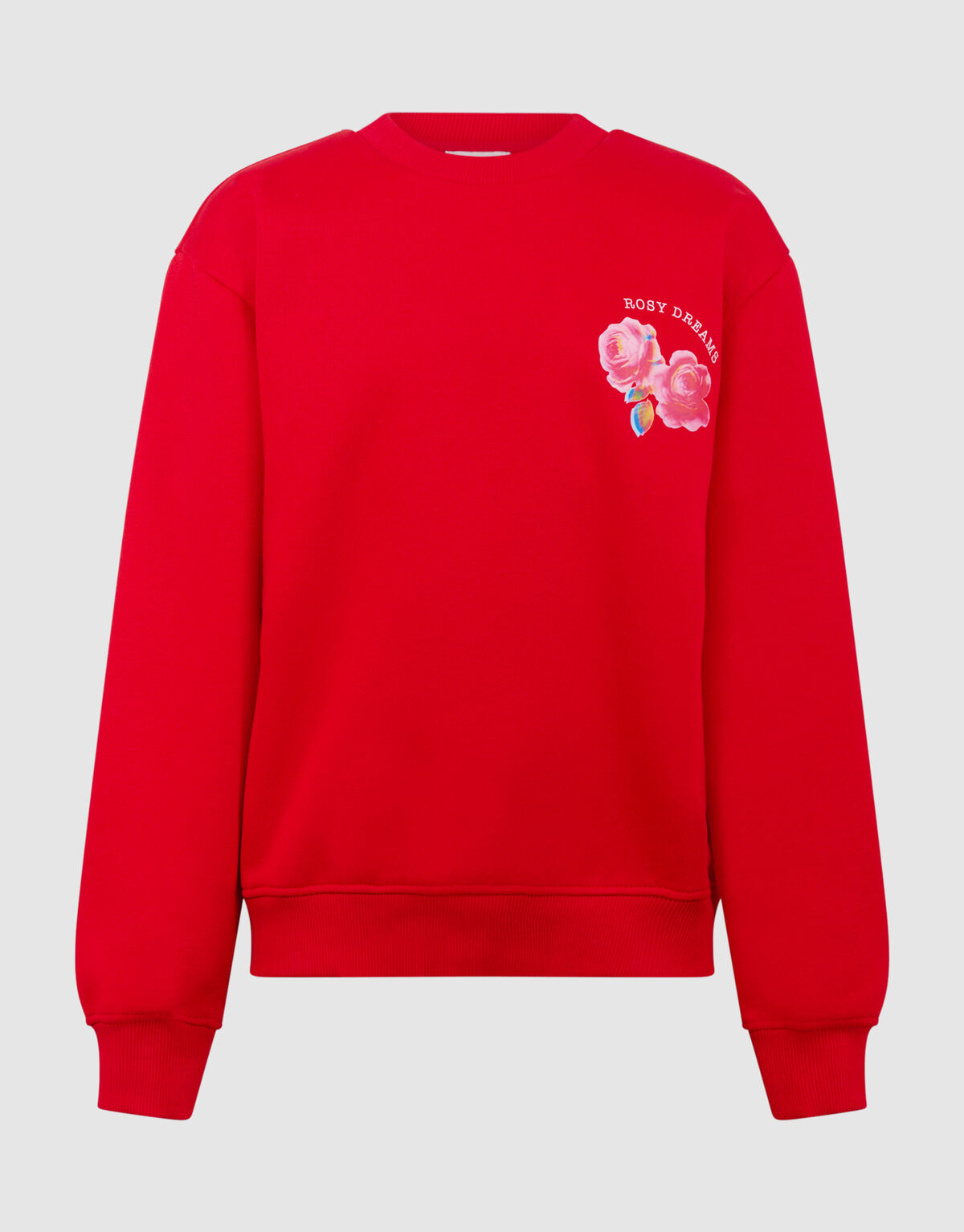 Sweet Roses Artwork Sweater Rood SHOEBY GIRLS