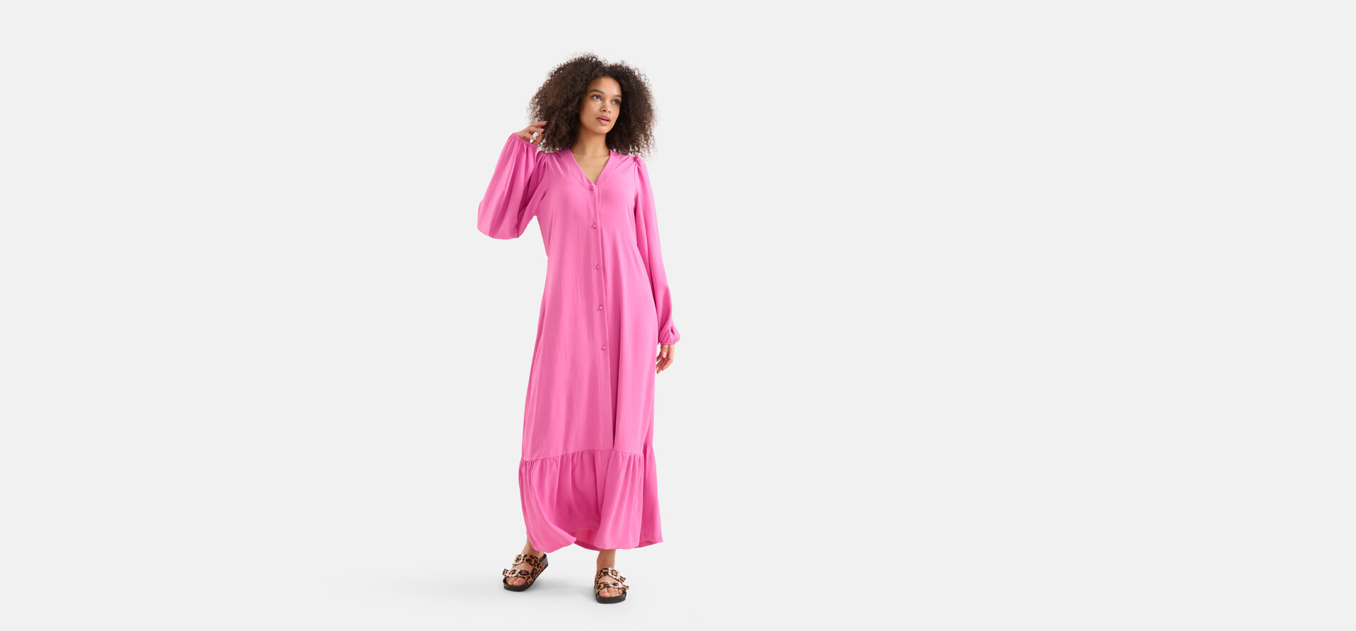 Maxi Jurk Roze SHOEBY WOMEN