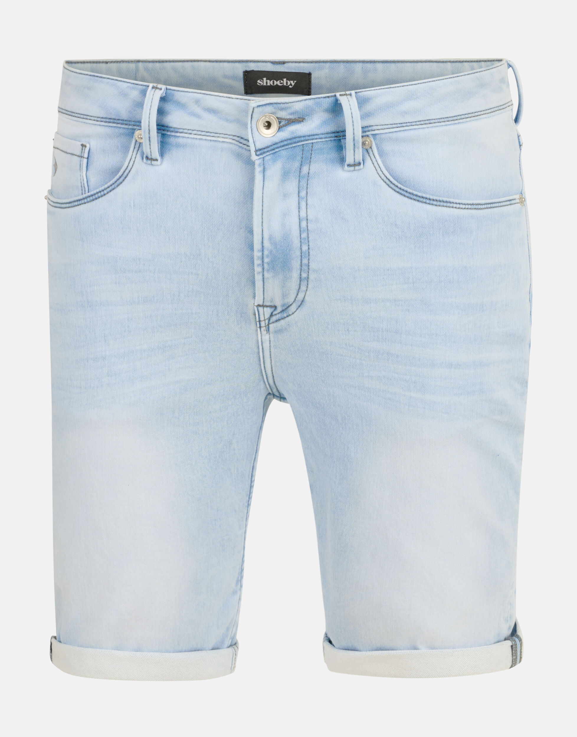 Jog Denim Short Bleached Shoeby