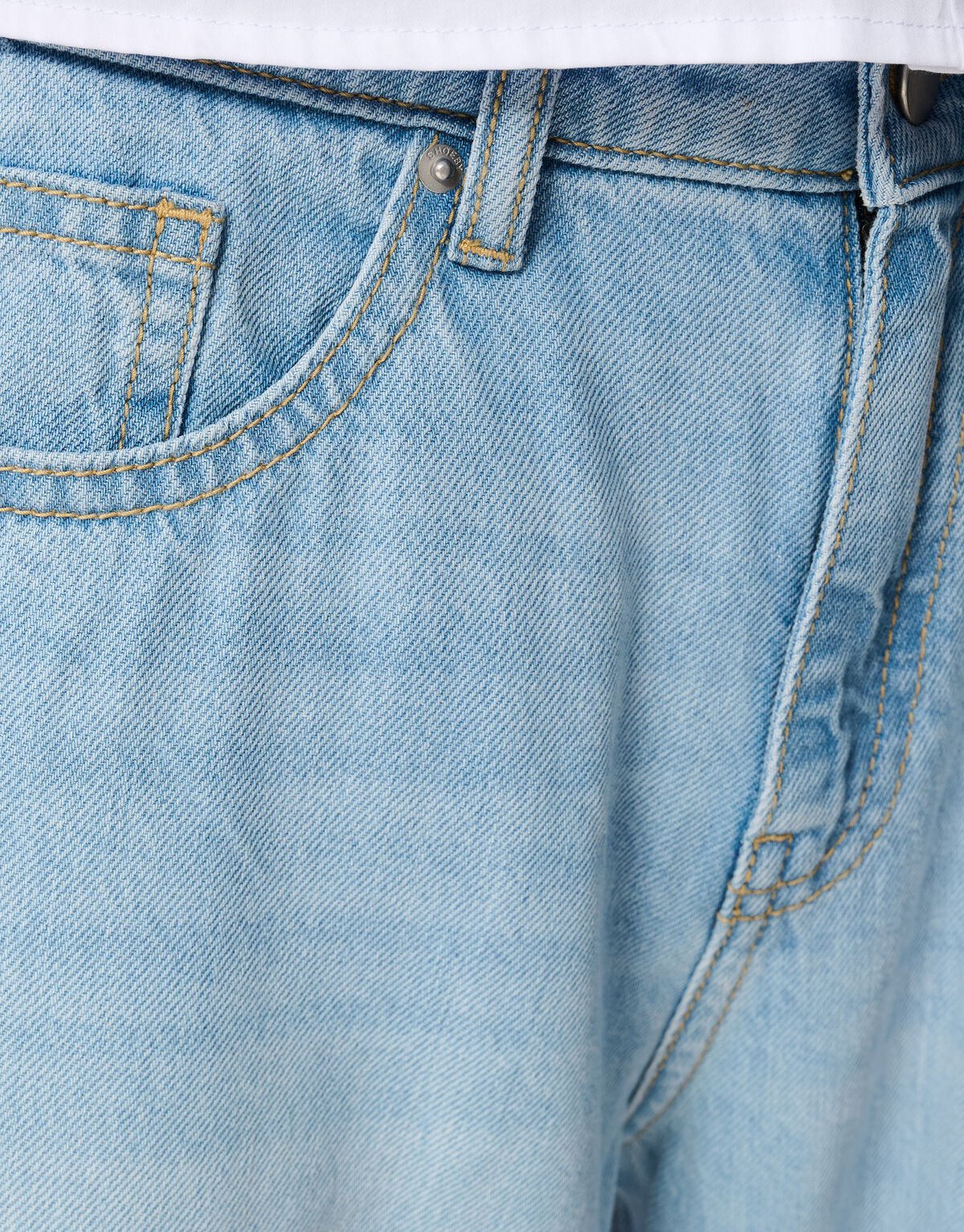 Soft Wide Leg Fit Jeans Bleached SHOEBY WOMEN