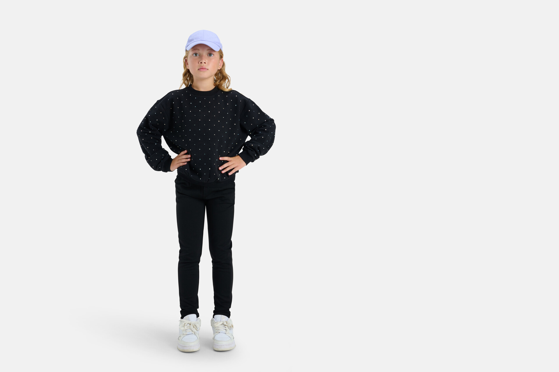 Slim Fit Pantalon Zwart Jill&Mitch